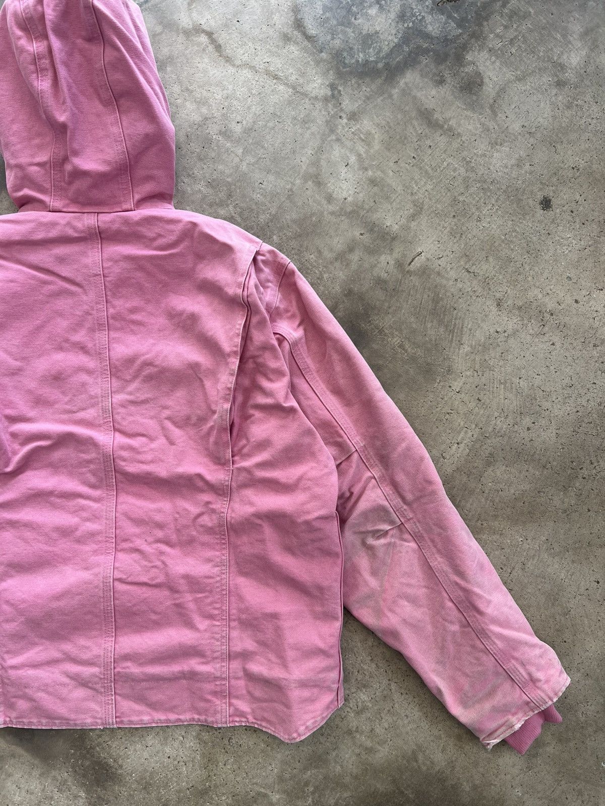 Carhartt Vintage J141 PKR Faded Carhartt Rose Detroit Hoodie Jacket Size US L / EU 52-54 / 3 - 14 Thumbnail