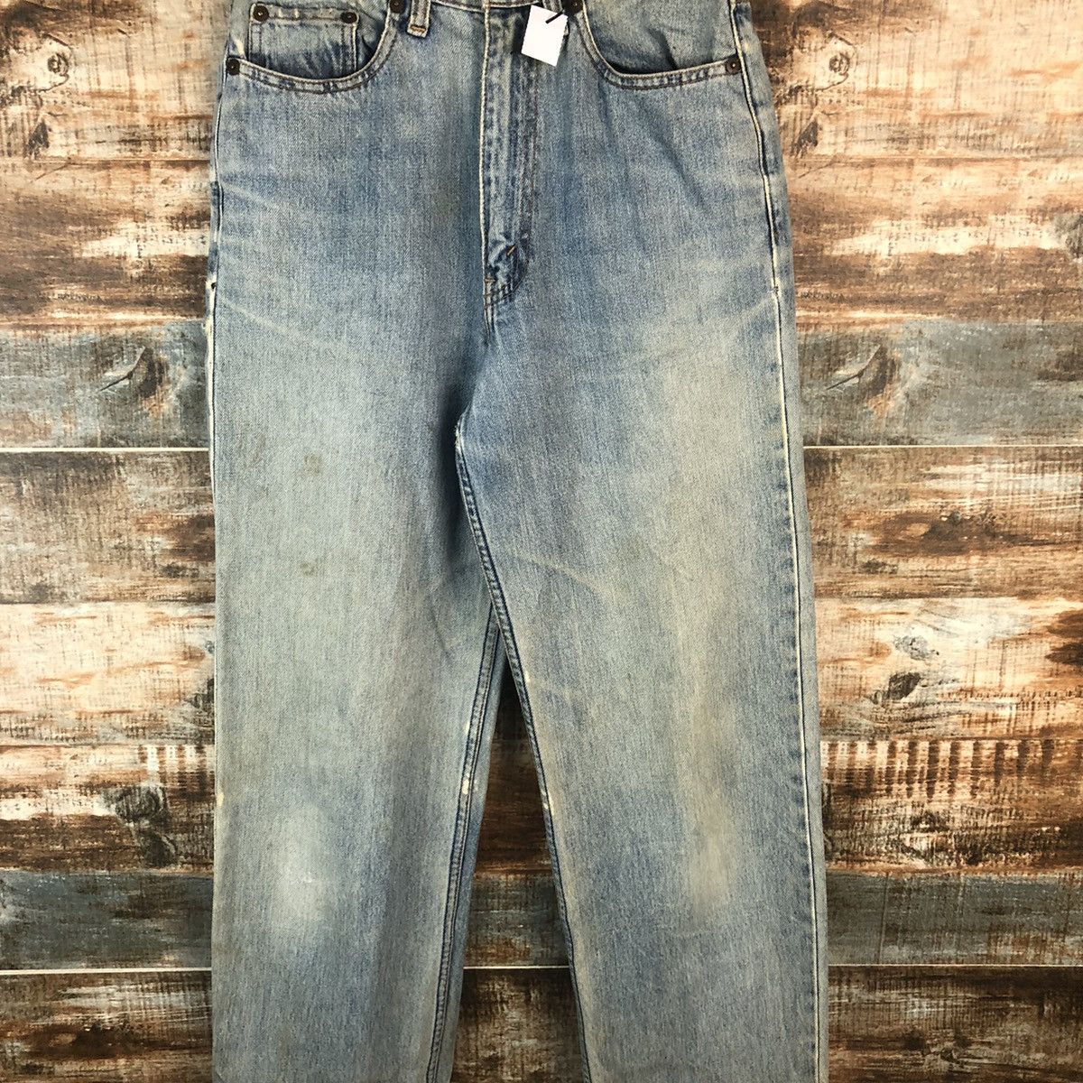Levi's 509 Levis Blue Distressed ripped Denim Pants #A2102 Size US 28 / EU 44 - 10 Thumbnail