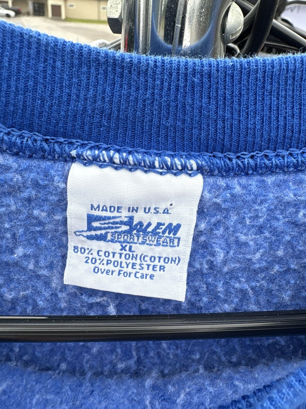 NFL × Salem Sportswear × Vintage 1994 New York Giants Salem Crewneck Sweatshirt Size US XL / EU 56 / 4 - 5 Thumbnail