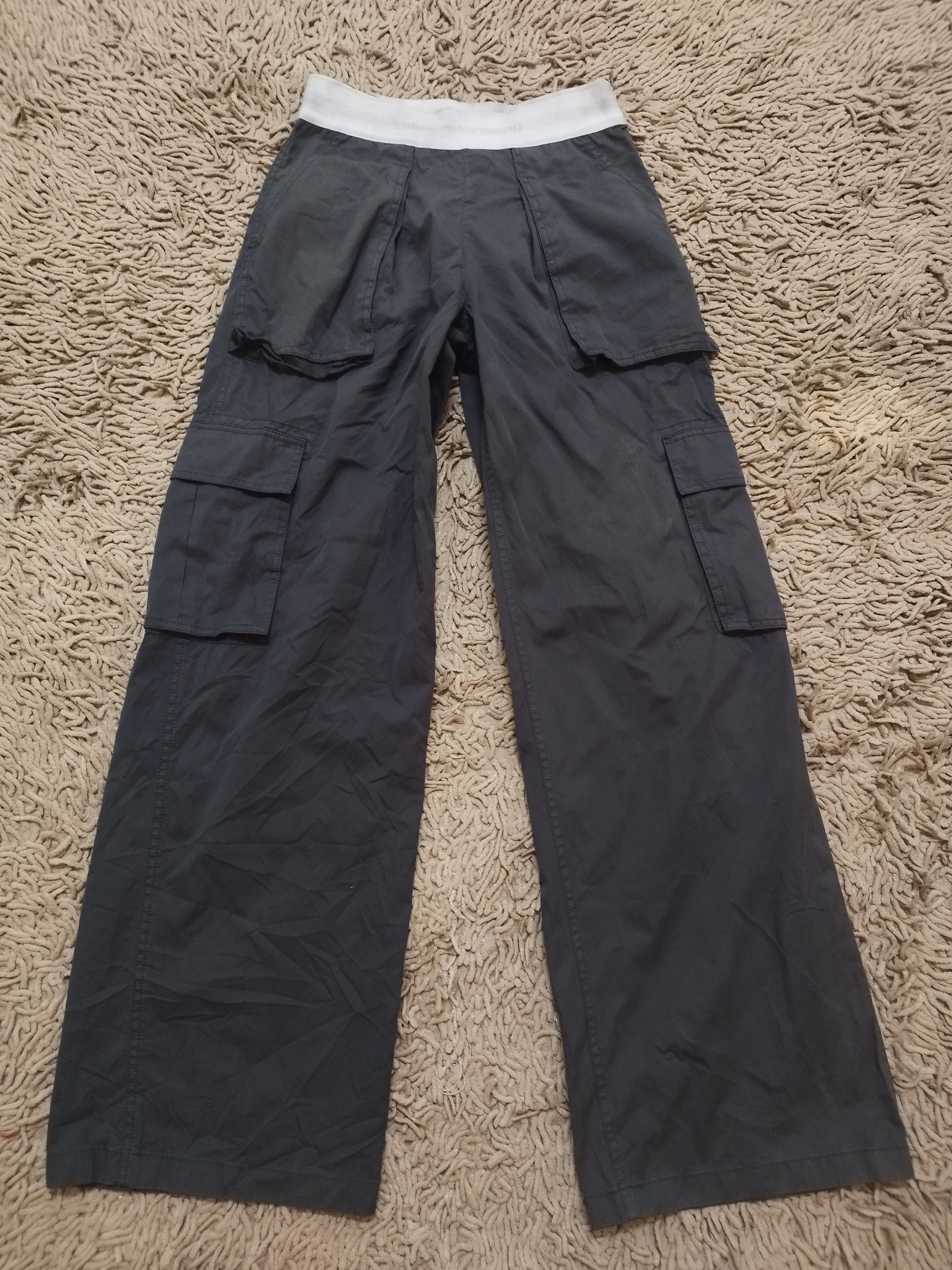 Alexander Wang Alexander Wang Wide-Leg Cargo Pants Size 28" / US 6 / IT 42 - 4 Thumbnail