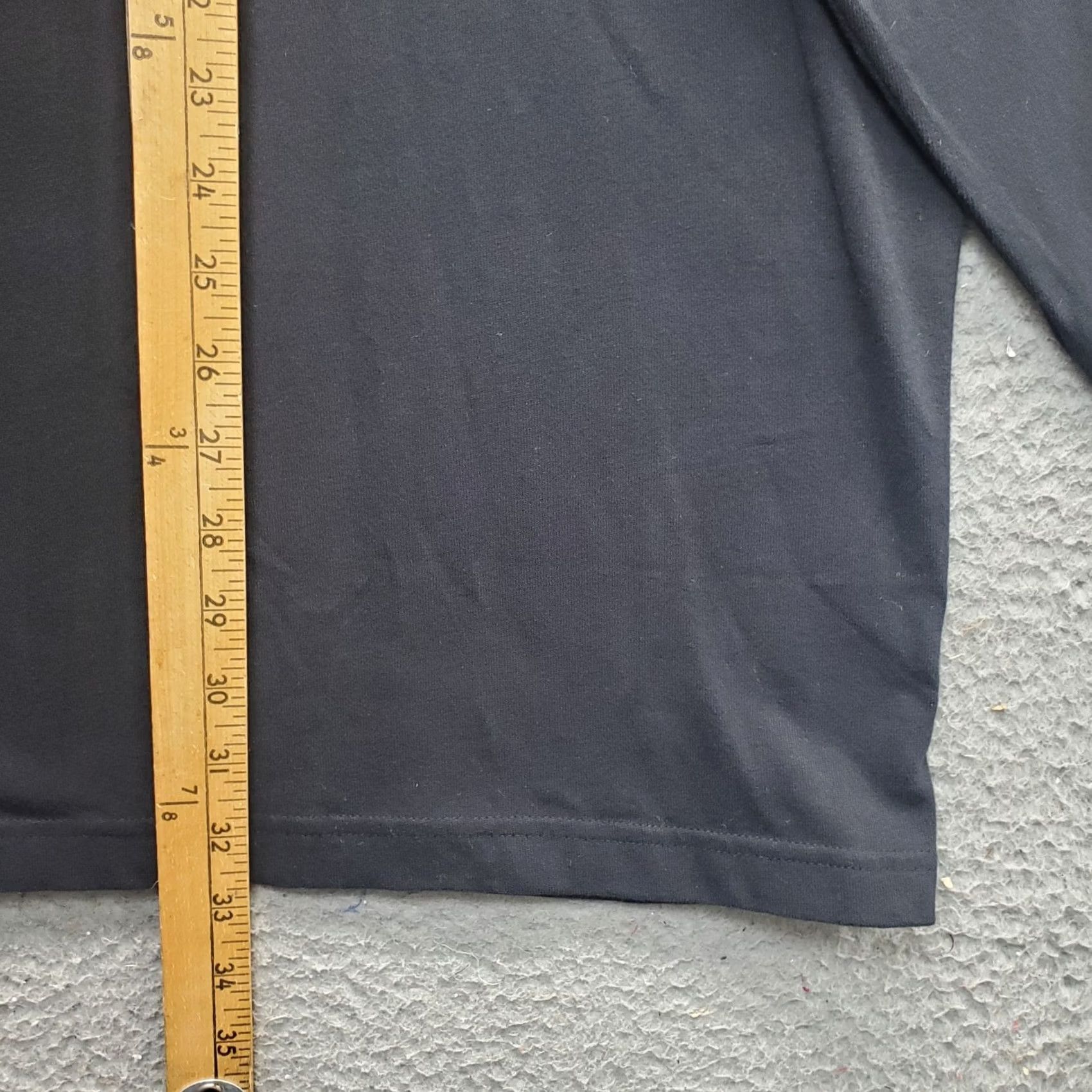 Vintage Foundry Polo Shirt Mens 2XL Black Stretch Long Sleeve Relaxed Fit Collar Popover - Durable & Comfortable Size US XXL / EU 58 / 5 - 4 Thumbnail