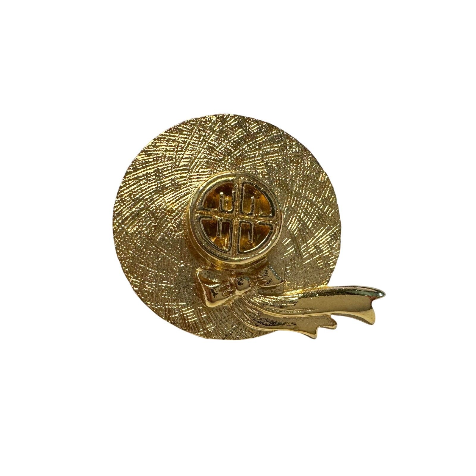 Givenchy Givenchy Hat Shaped Gold Plated Brooch - Size ONE SIZE - 4 Thumbnail