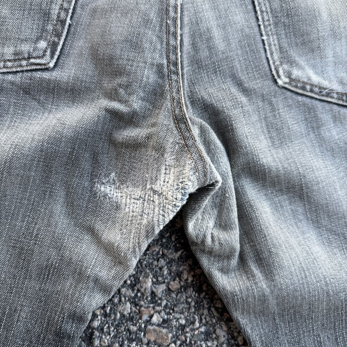 Japanese Brand VINTAGE S002 JAPAN STRAIGHT FADED JEAN DENIM PANTS Size US 38 / EU 54 - 12 Thumbnail
