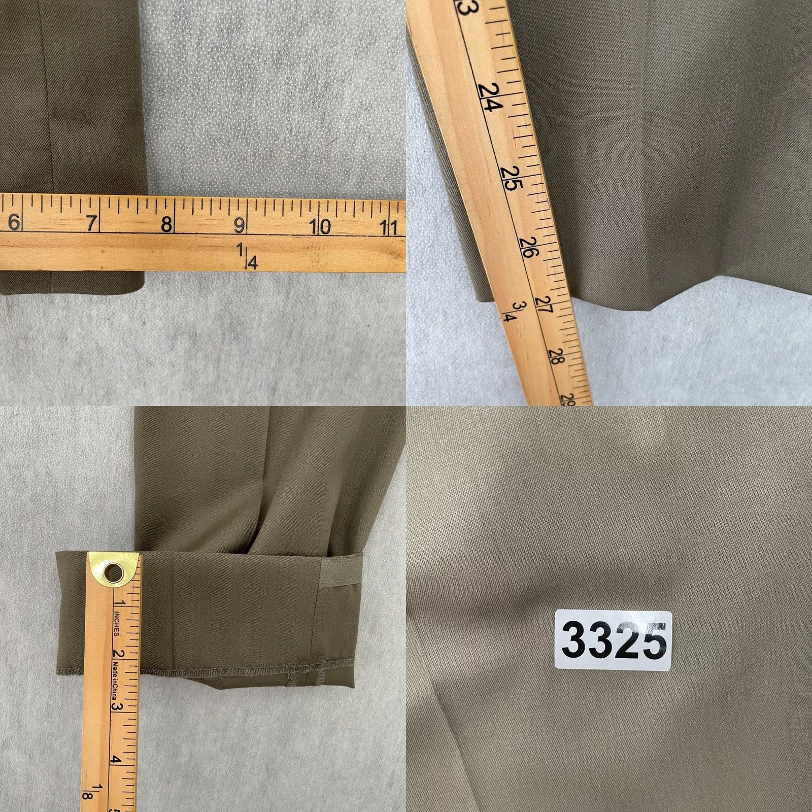 Vintage Peter Manning Pants Adult 28 Brown Wool Dress Pant Trousers Slacks Mens Size US 28 / EU 44 - 9 Thumbnail