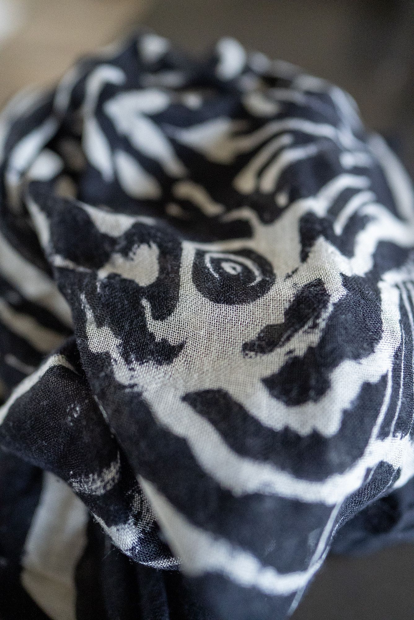 Vintage Horiyoshi the Third Cashmere-Blend Tiger Scarf – FW10 Size ONE SIZE - 12 Thumbnail