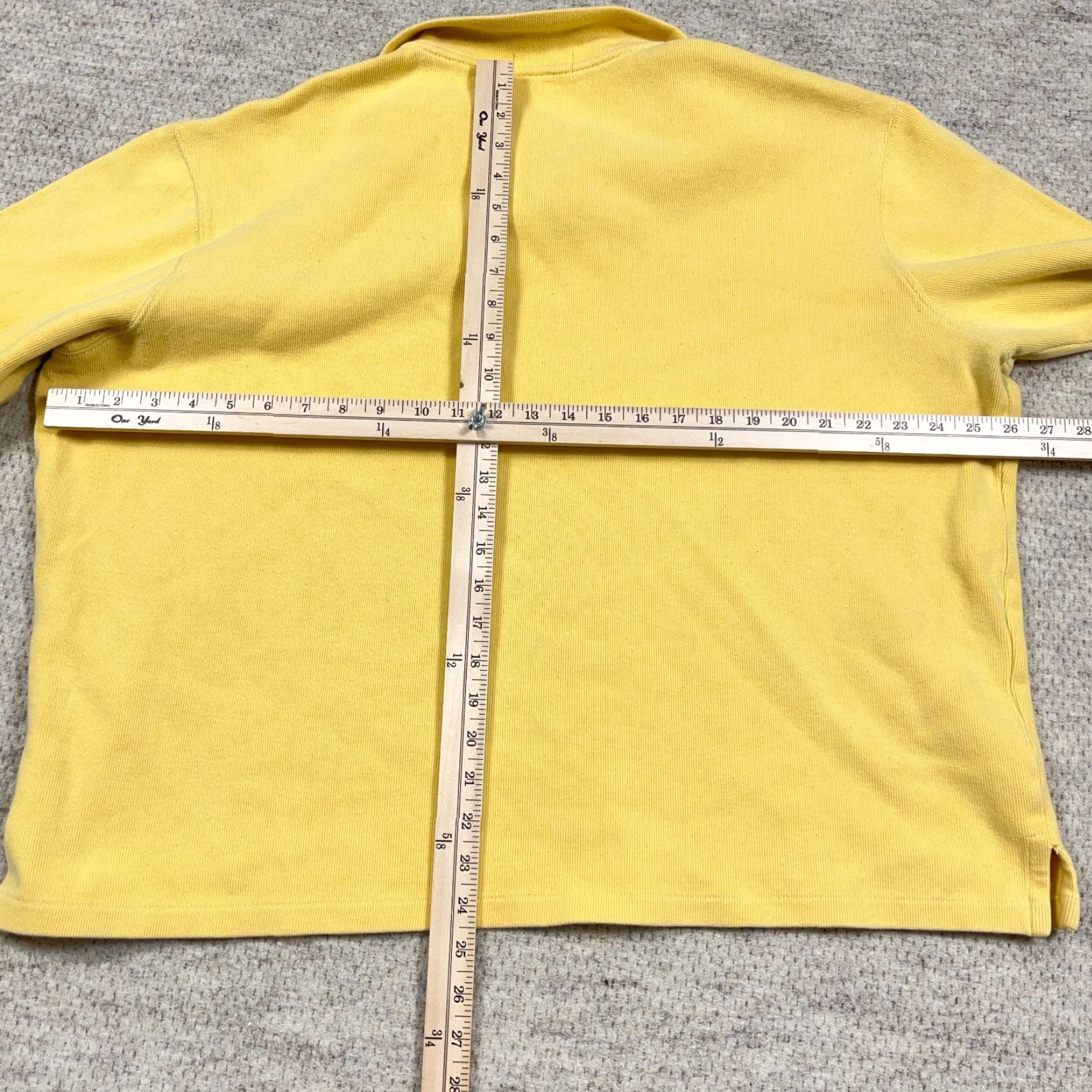 Polo Ralph Lauren Polo Ralph Lauren Sweater Men 2XL Yellow Pullover Quarter Zip Sweatshirt Size US XXL / EU 58 / 5 - 6 Thumbnail