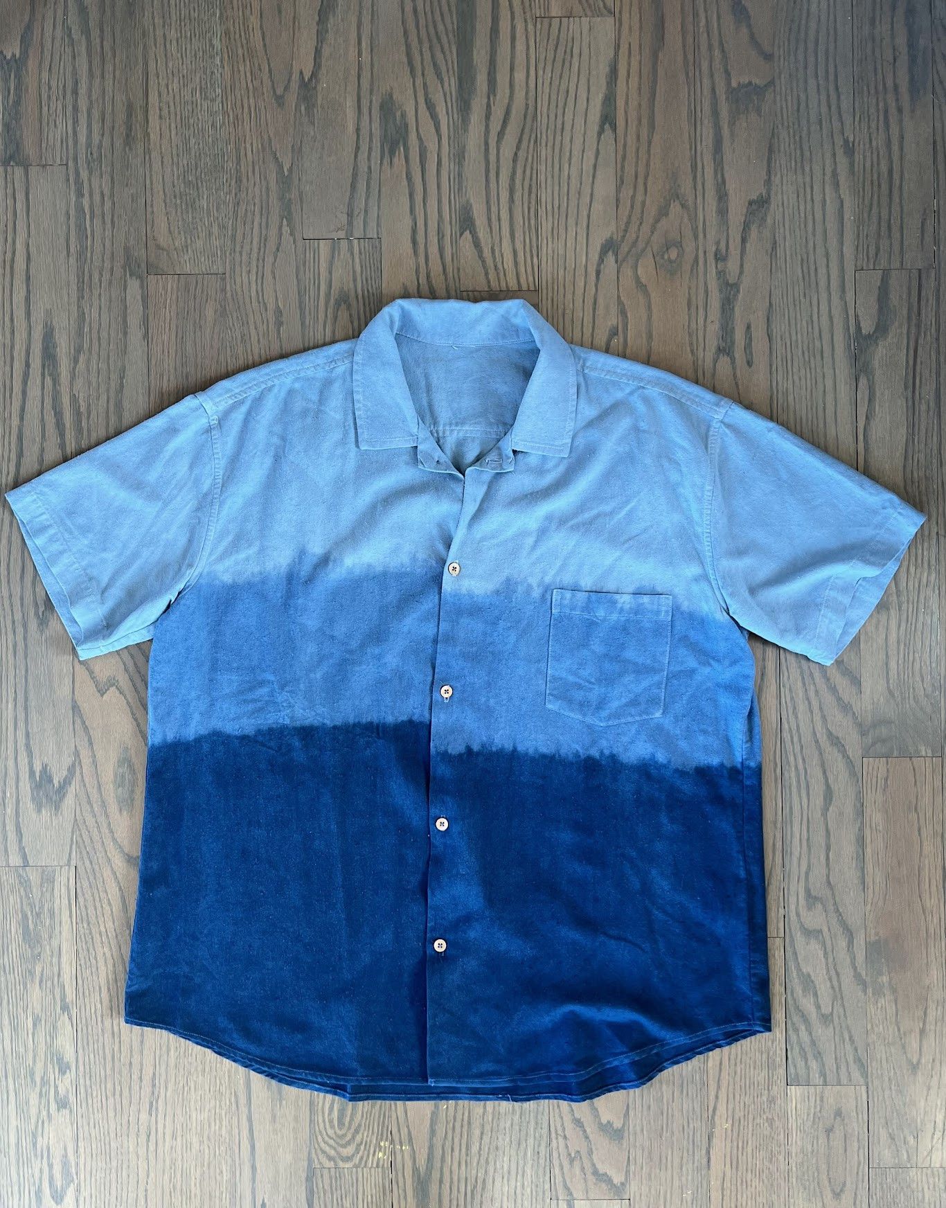 The Elder Statesman The Elder Statesman Silk Tiedye Button Up Short Sleeve Size US XL / EU 56 / 4 - 1 Thumbnail