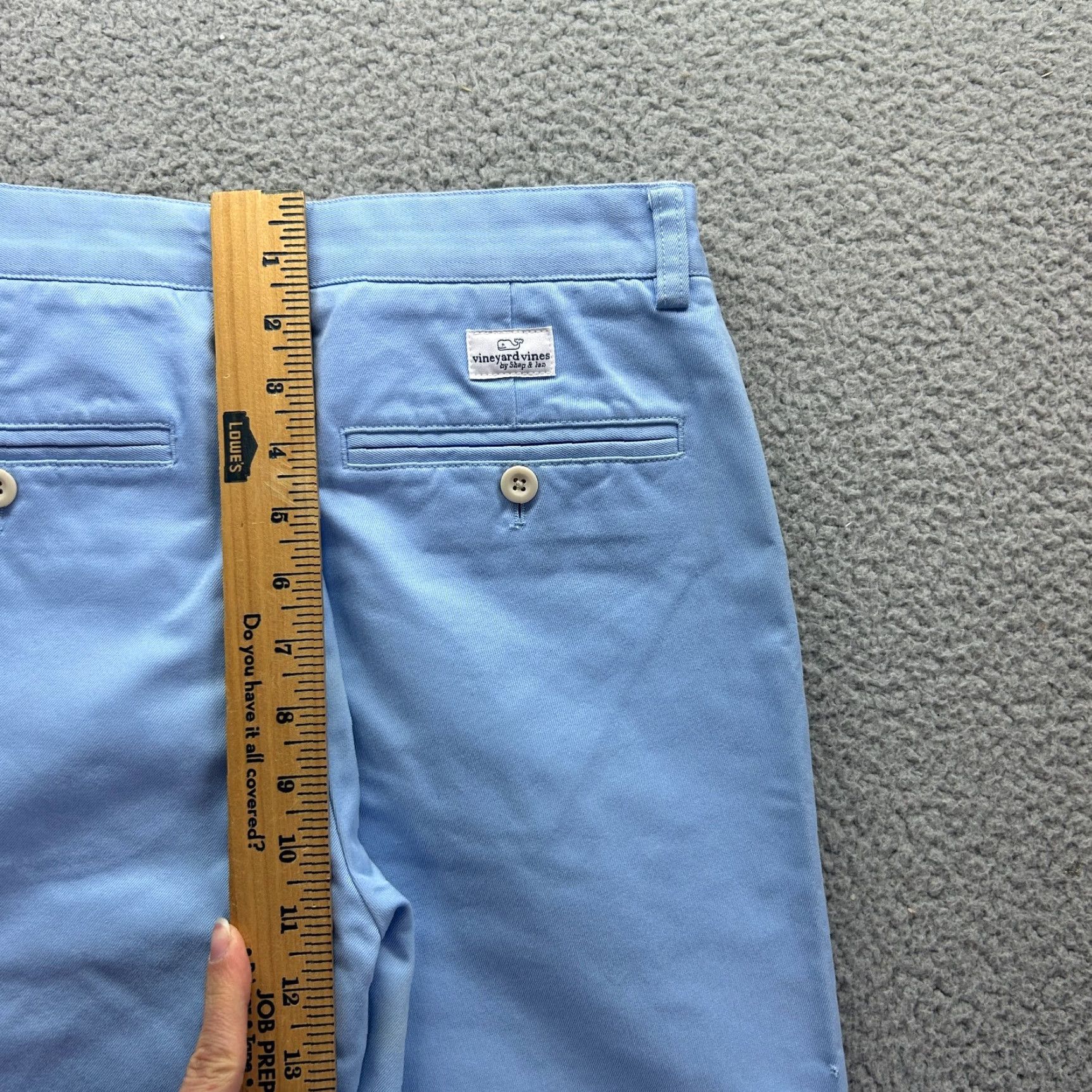 Vineyard Vines Vineyard Vines Pants Mens 30x32 Blue Solid Chino Breakers Flat Front Performance Size US 38 / EU 54 - 7 Thumbnail