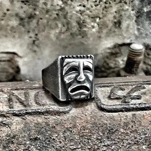 Japanese Brand × Vintage Mask Ring Size 7 8 9 10 11 Size ONE SIZE - 4 Thumbnail