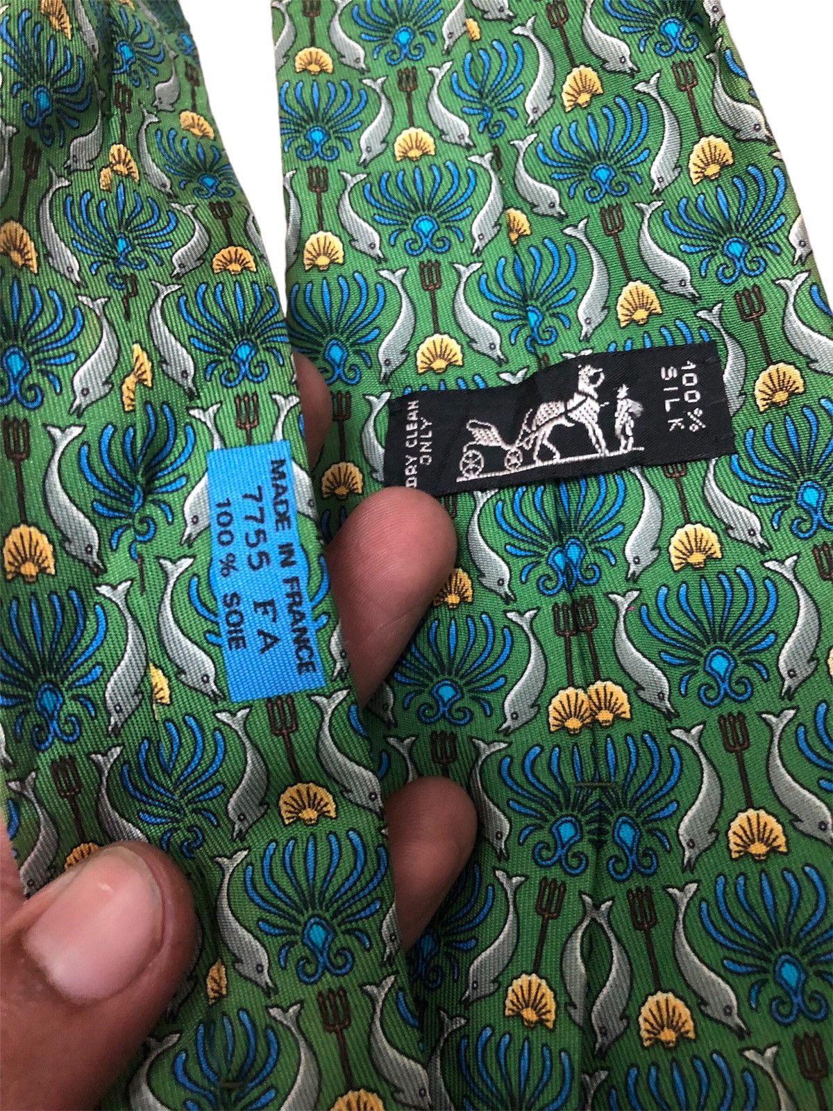 Designer × Hermes × Vintage Combo 2 pcs necktie hermes paris Size ONE SIZE - 6 Thumbnail