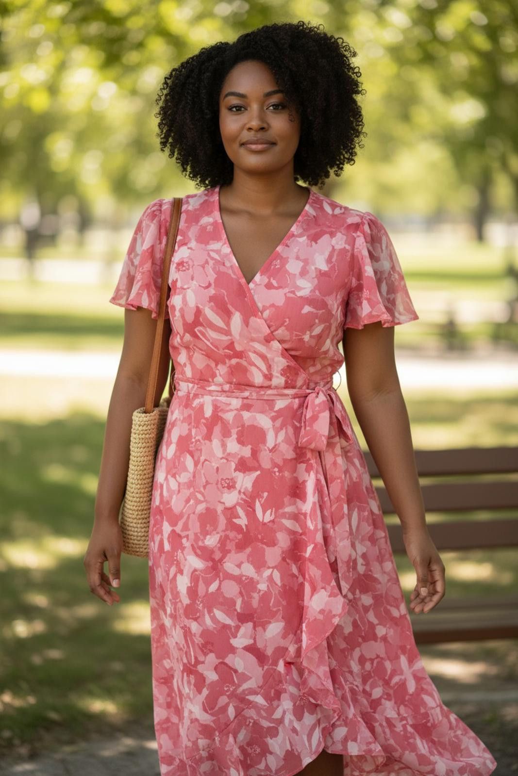 Other Leslie Fay Flutter Asyemetric Maxi Dress - Size 12 - NWT Size XL / US 12-14 / IT 48-50 - 1 Thumbnail