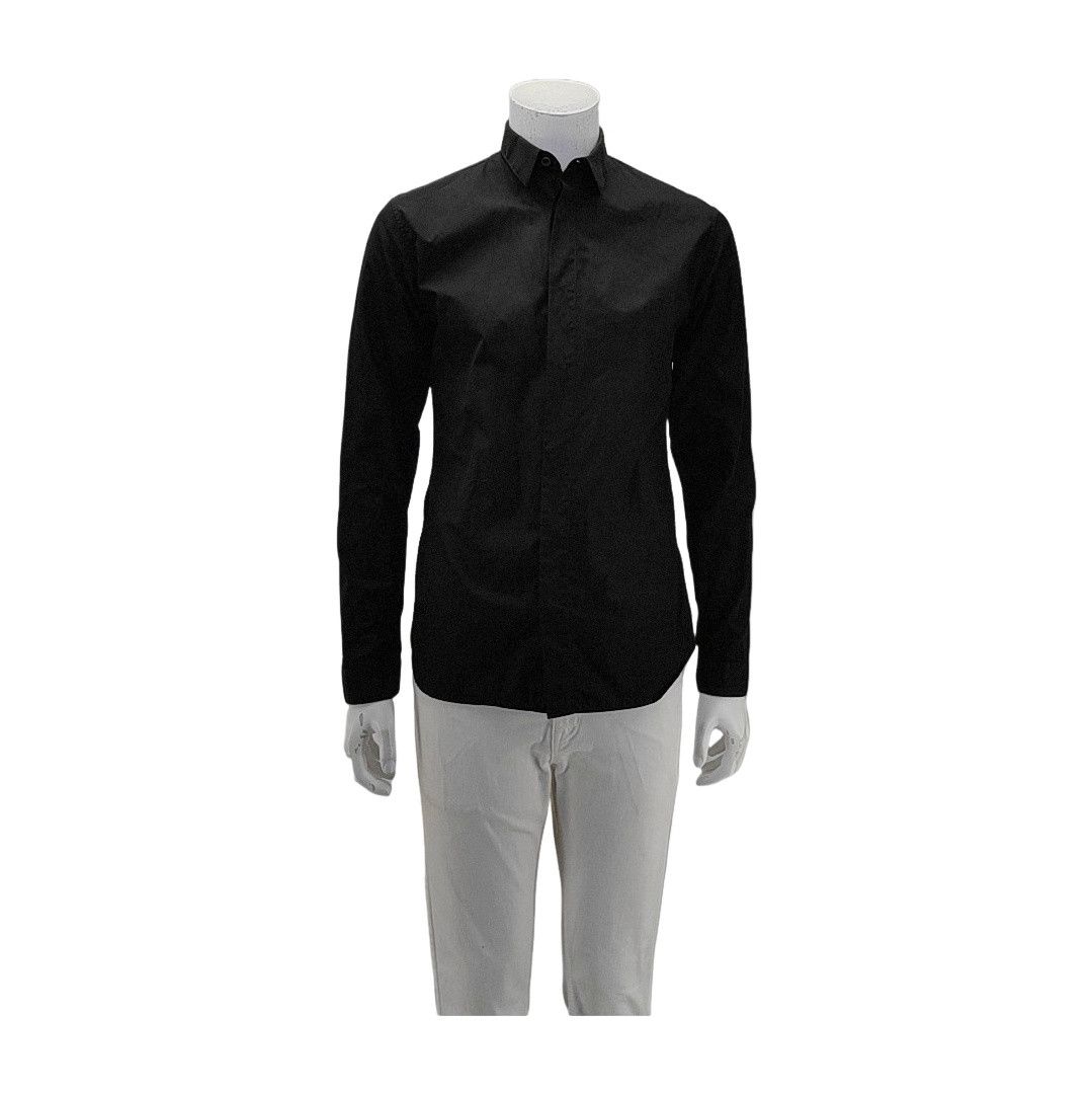Dior Dior Homme Black Cotton Button Up Shirt 39 Size US M / EU 48-50 / 2 - 1 Thumbnail