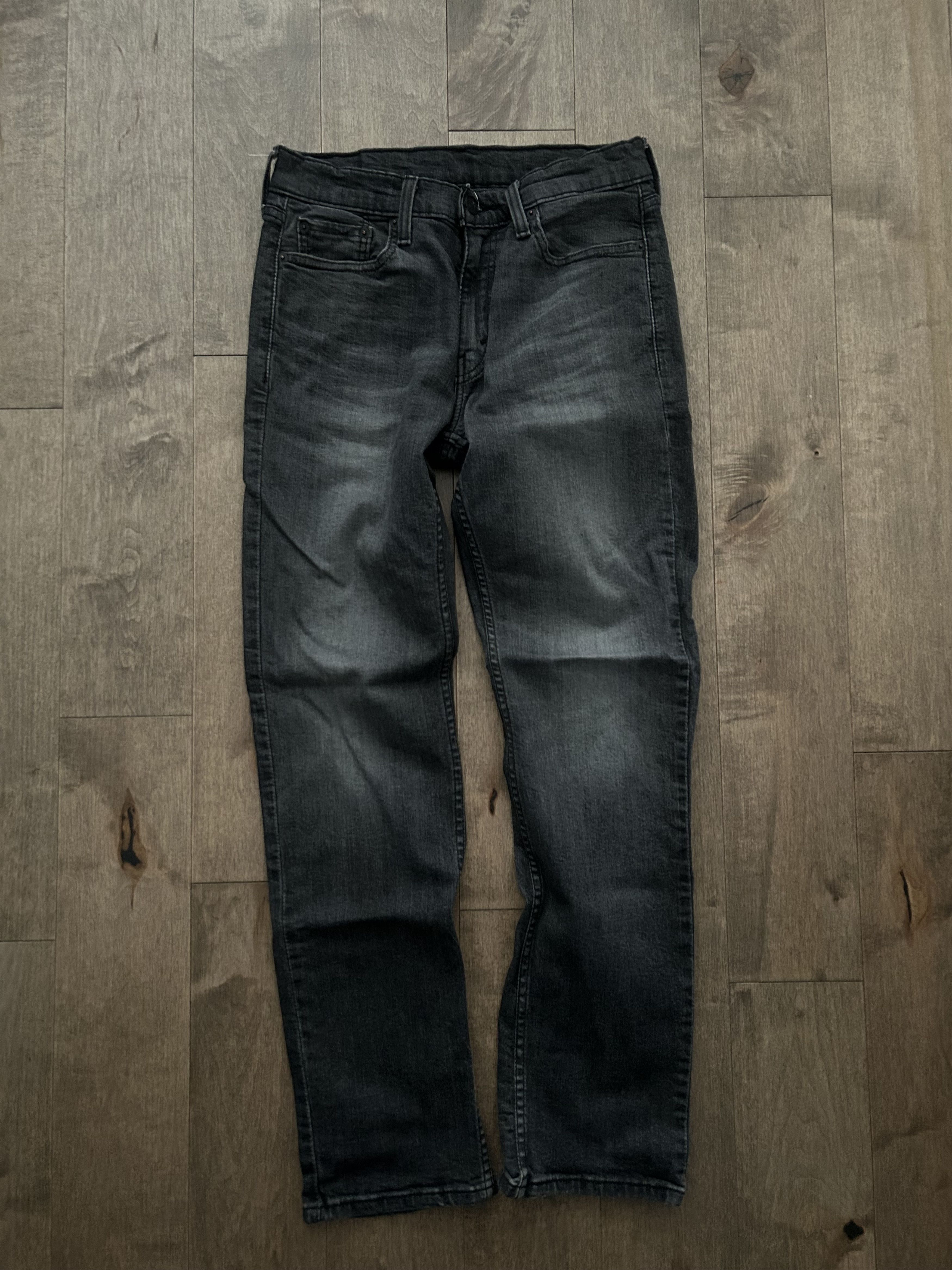 Levi's Levi Black/Charcoal 514 Jeans Size US 29 - 1 Thumbnail