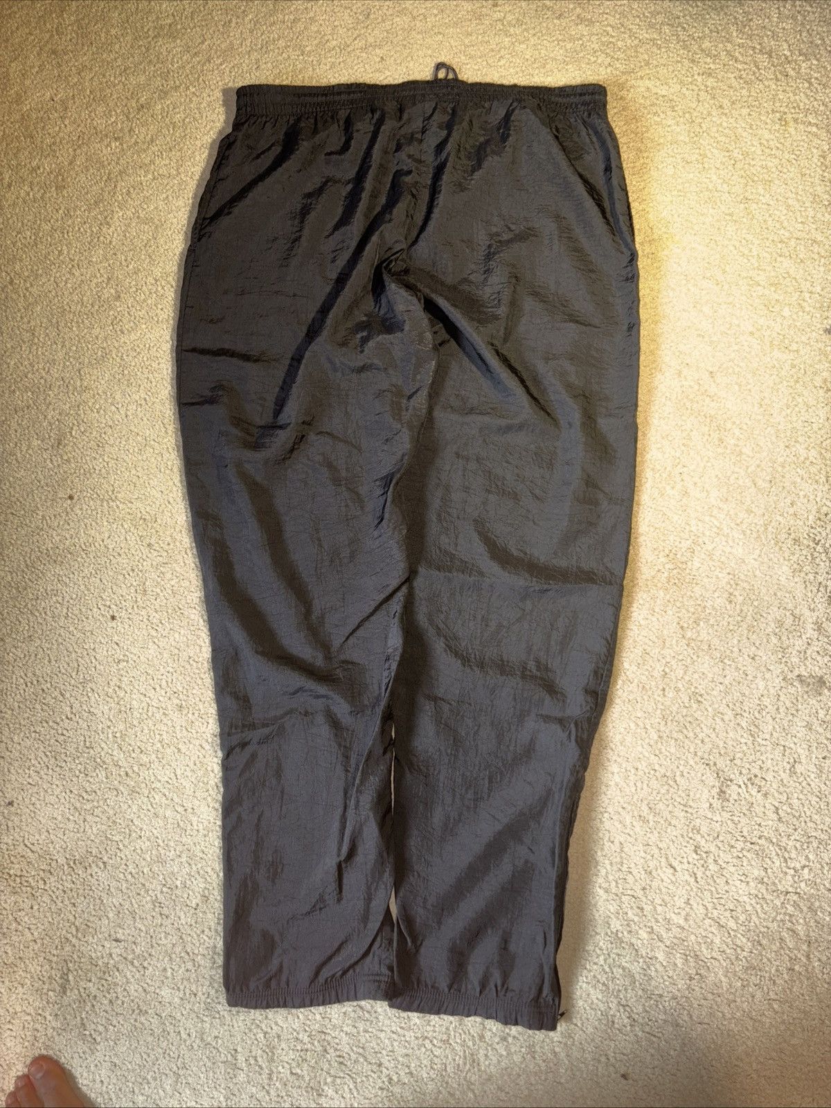 Reebok Reebok Pants Men's XL Black Nylon Windbreaker Lined Cuffed Size US 36 / EU 52 - 3 Thumbnail