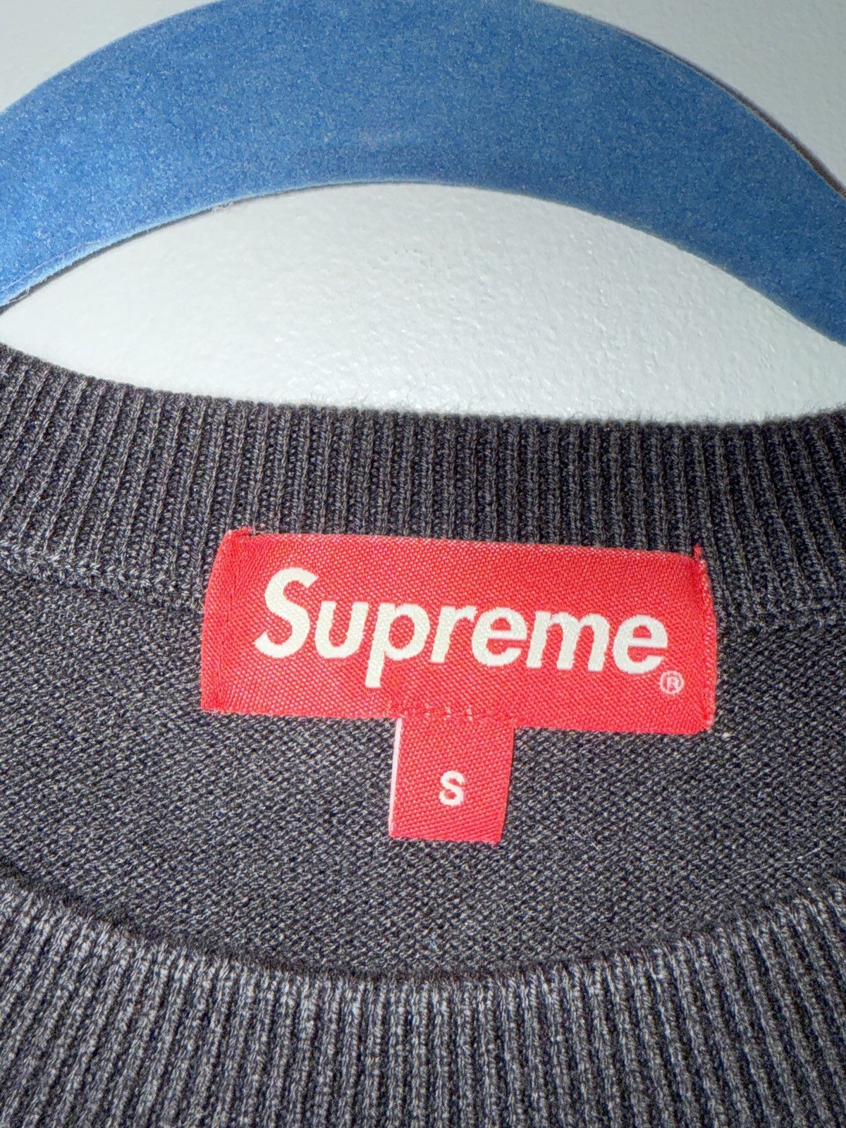 Supreme SUPREME Split Logo Knit Pullover SS21 Size US S / EU 44-46 / 1 - 3 Thumbnail