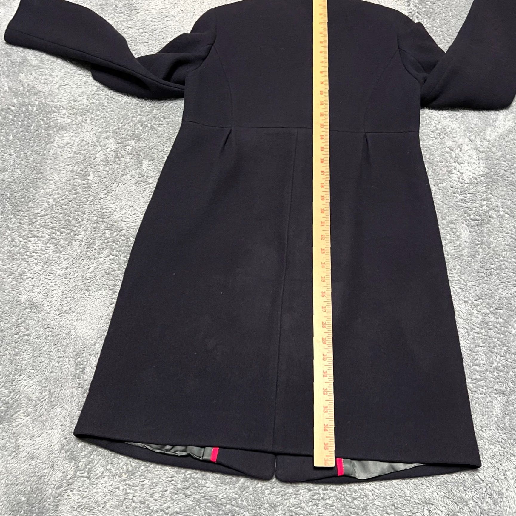J.Crew J.Crew Trench Coat Womens 6 Purple Wool Long Coat Women Size M / US 6-8 / IT 42-44 - 5 Thumbnail