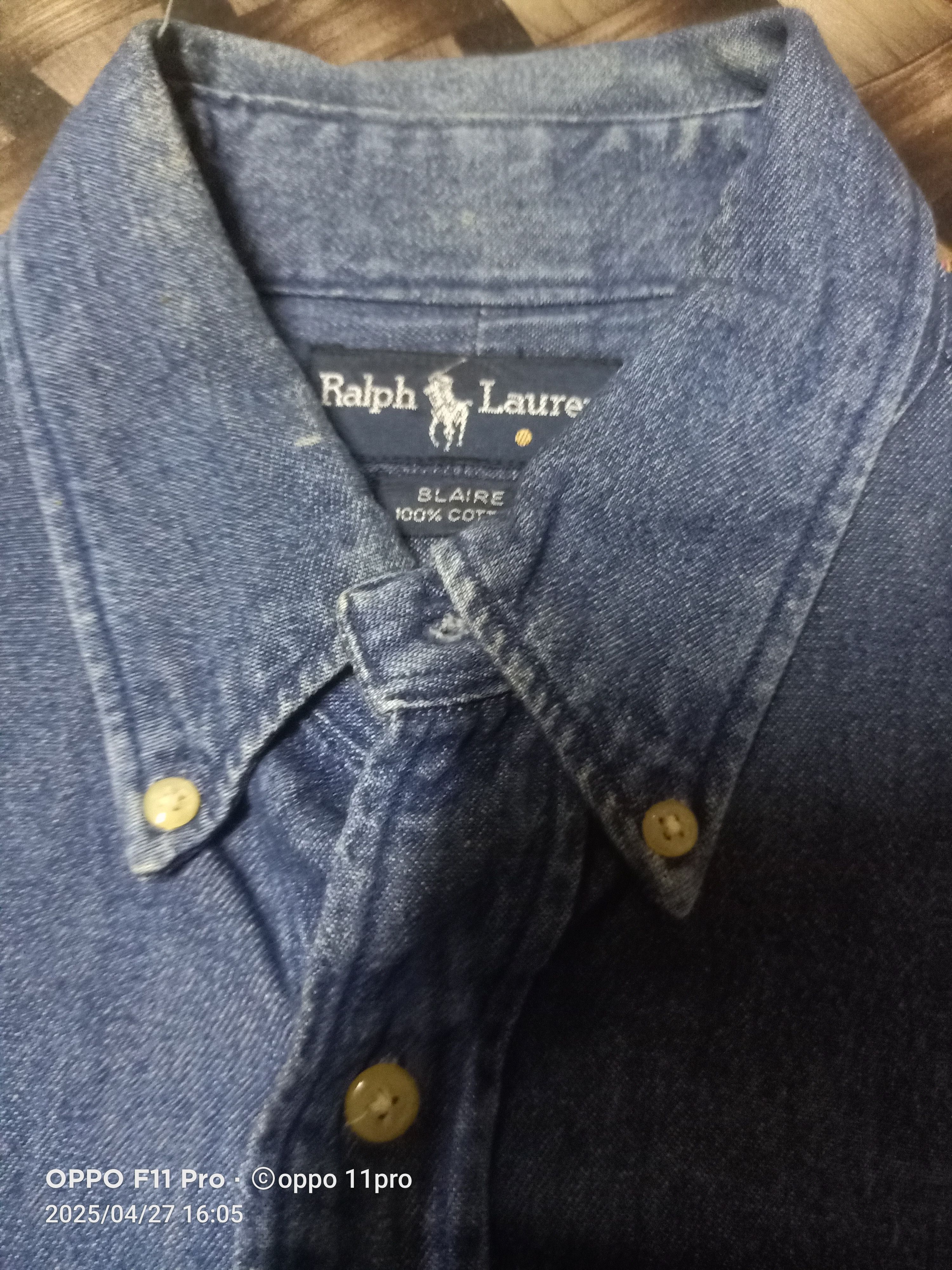 Polo Ralph Lauren × Vintage Polo Vintage 90s Button Up Blaire Front Poket Size US L / EU 52-54 / 3 - 3 Thumbnail