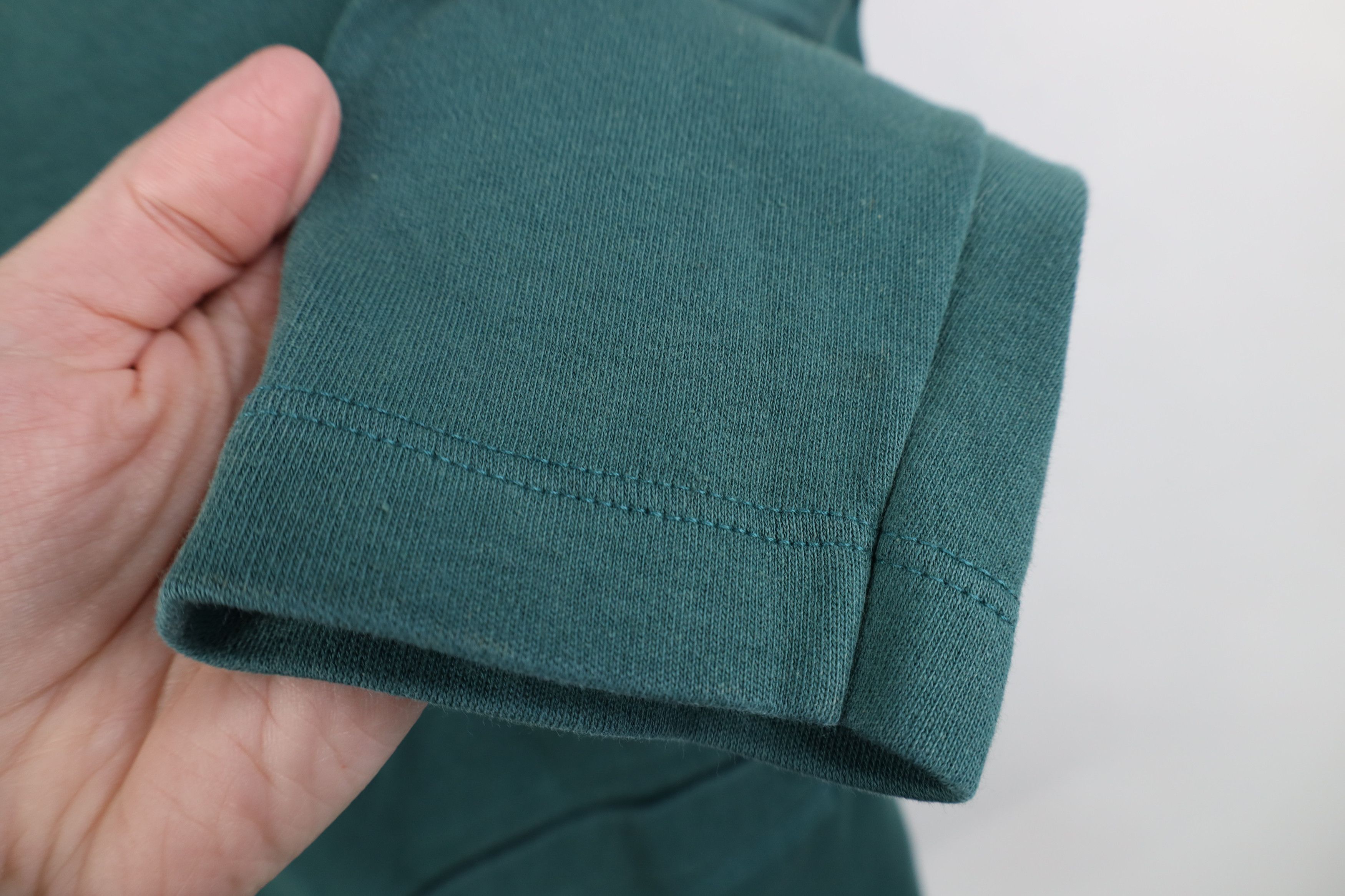 L.L. Bean Vintage 90s LL Bean Blank Cotton Cardigan Sweater Green USA Size M / US 6-8 / IT 42-44 - 10 Thumbnail