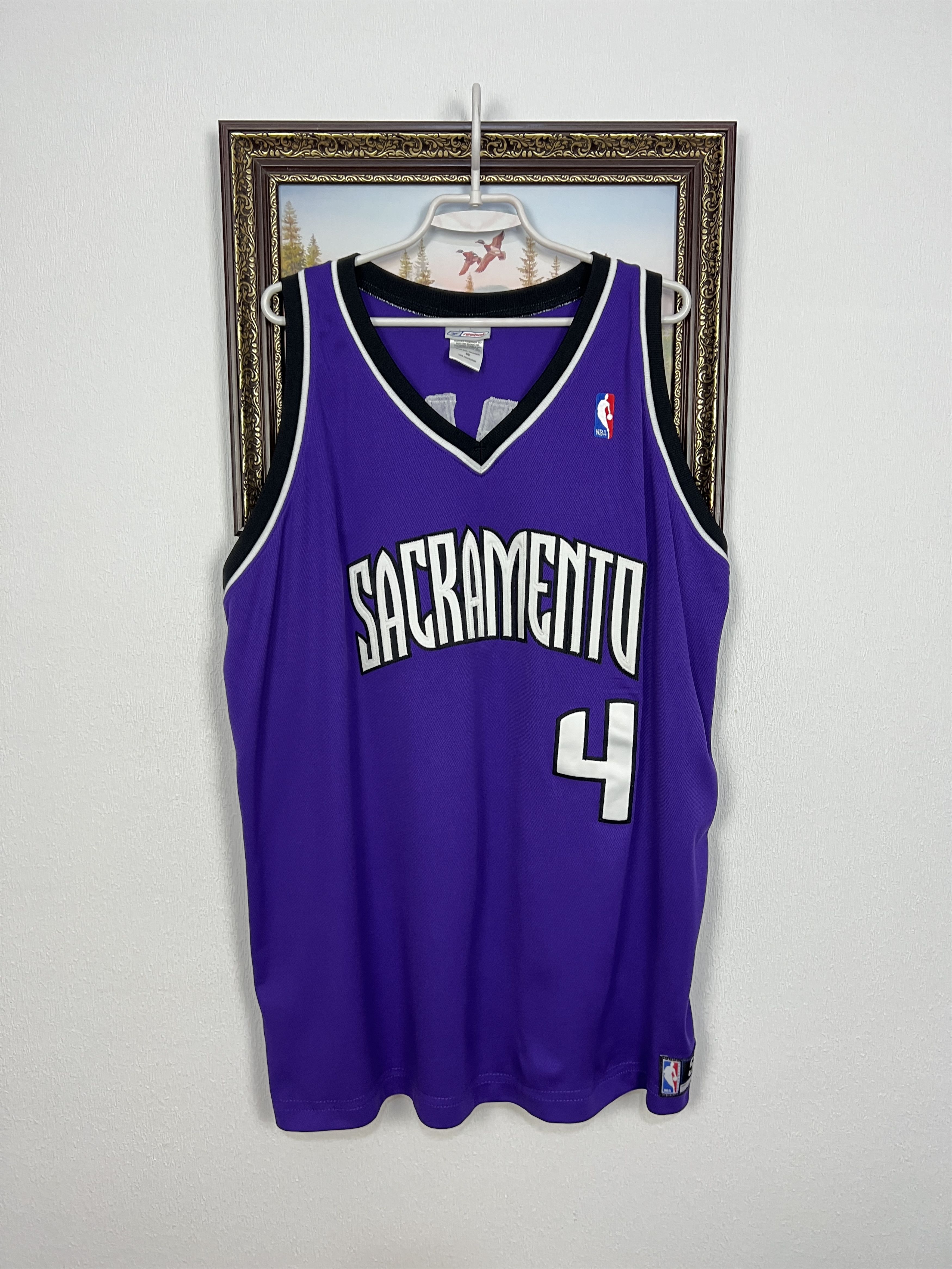 Reebok Webber Sacramento Kings Authentic Reebok Jersey NBA Size US XXL / EU 58 / 5 - 1 Thumbnail