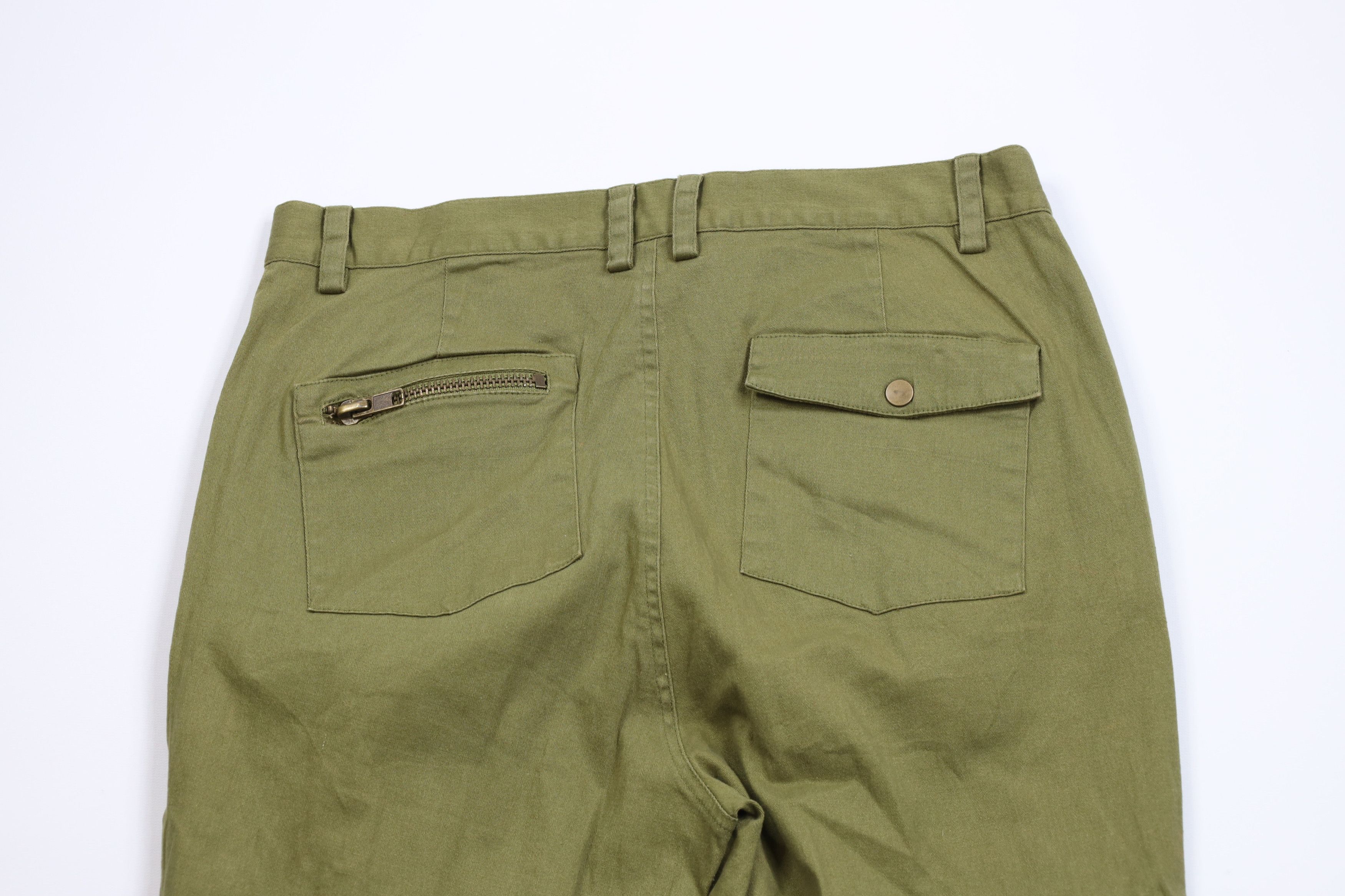 Vintage Vintage Y2K Babydoll Streetwear Tapered Leg Military Pants Size 32" / US 10 / IT 46 - 11 Thumbnail