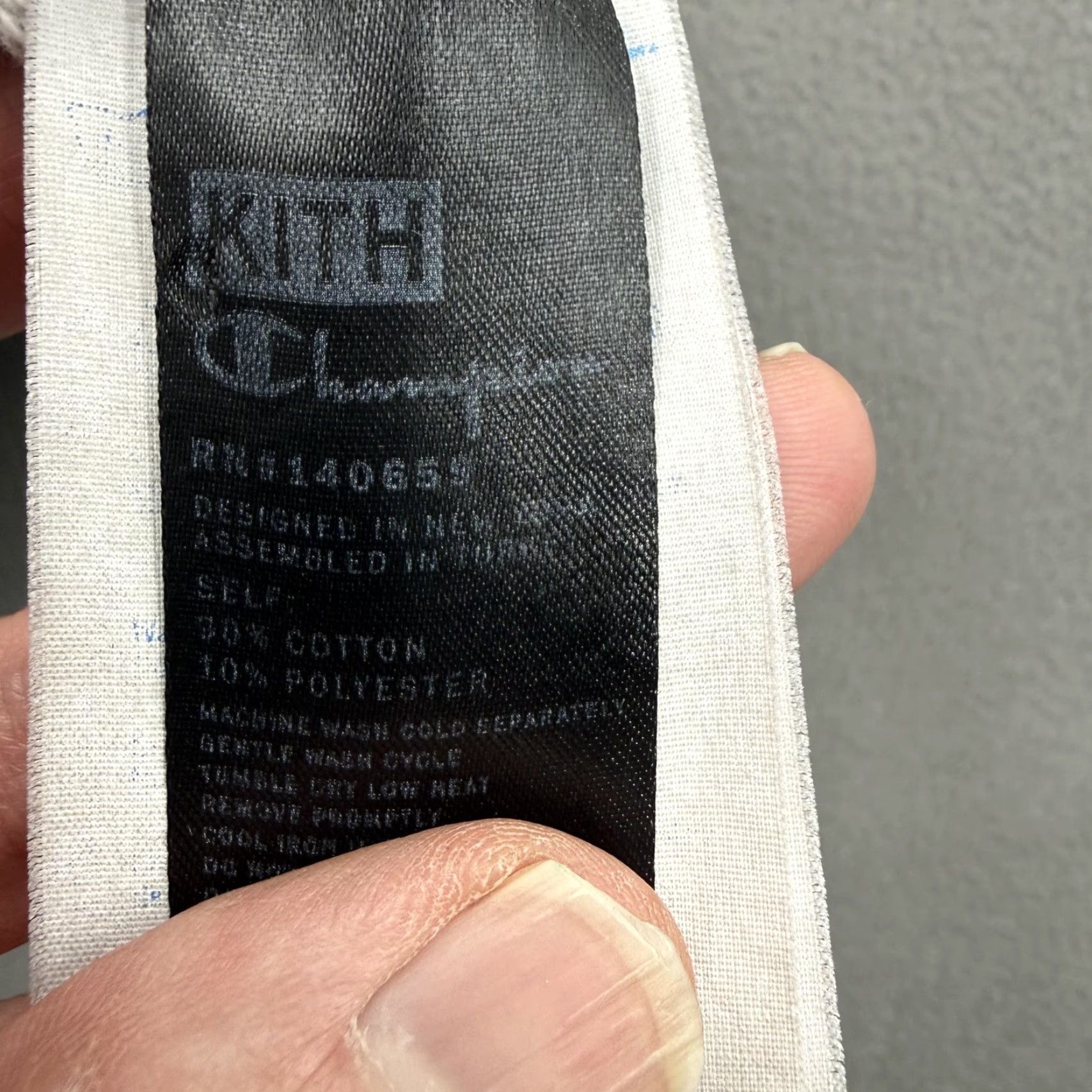 Champion Champion X Kith Sweatpants Mens Medium Gray Reverse Weave Jogger Slim Tapered Pants Casual Activewear Size US 31 - 5 Thumbnail