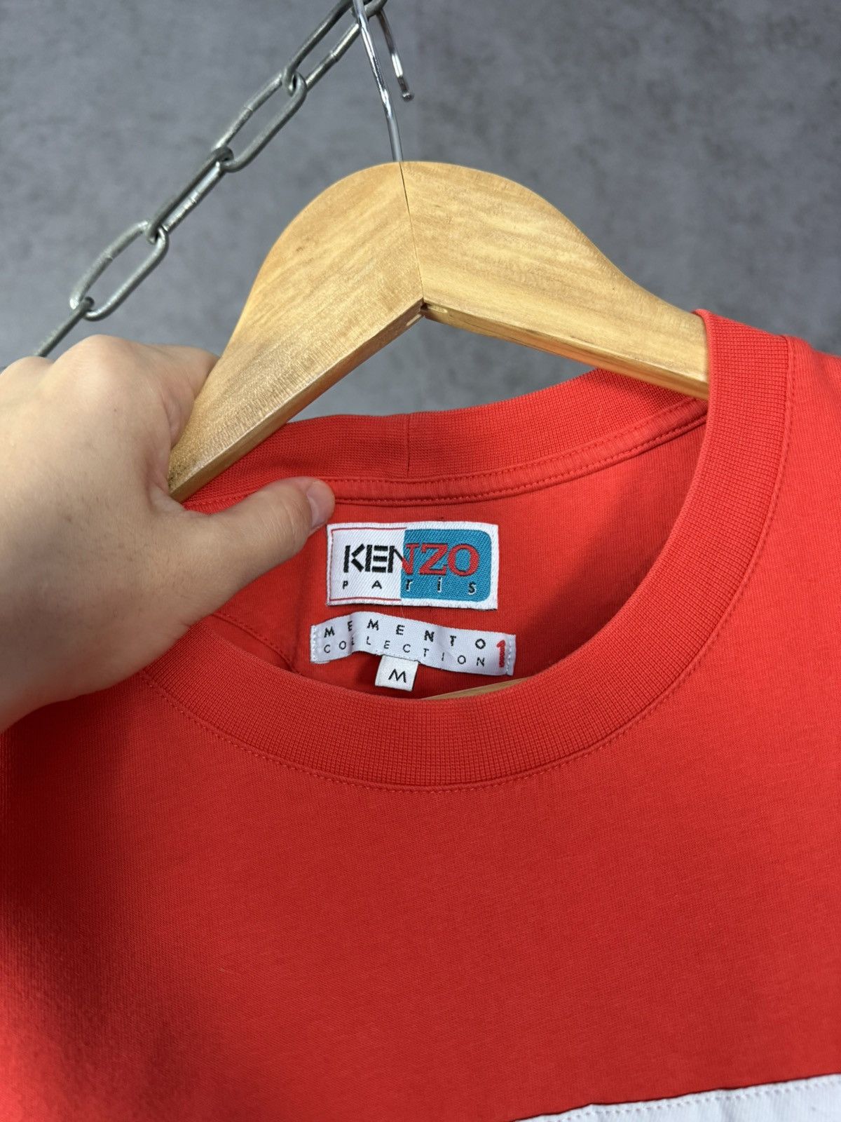 Kenzo Kenzo Momento Collection luxury designer center logo tee Size US S / EU 44-46 / 1 - 4 Thumbnail