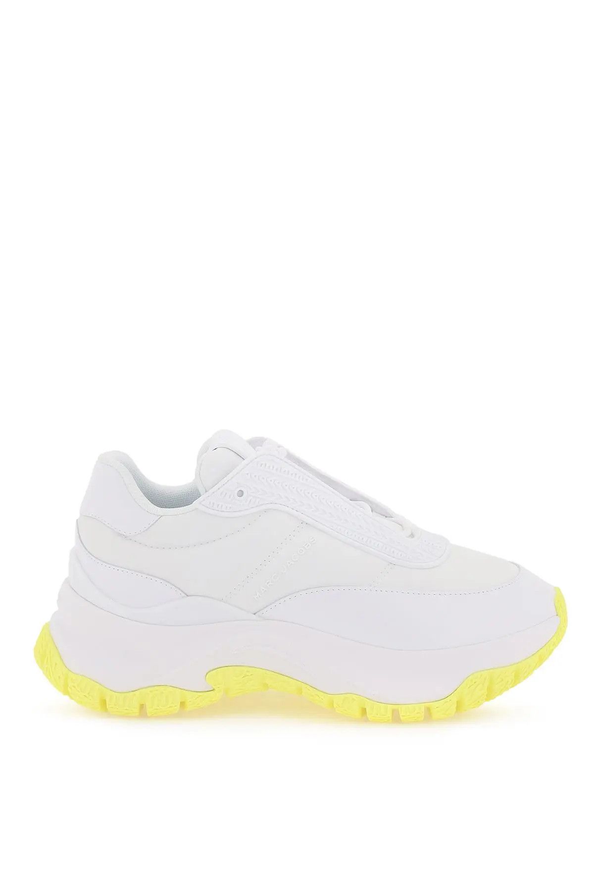 image of Marc Jacobs O1S22I1N1223 Lazy Runner Sneakers In White, Women's (Size 9)