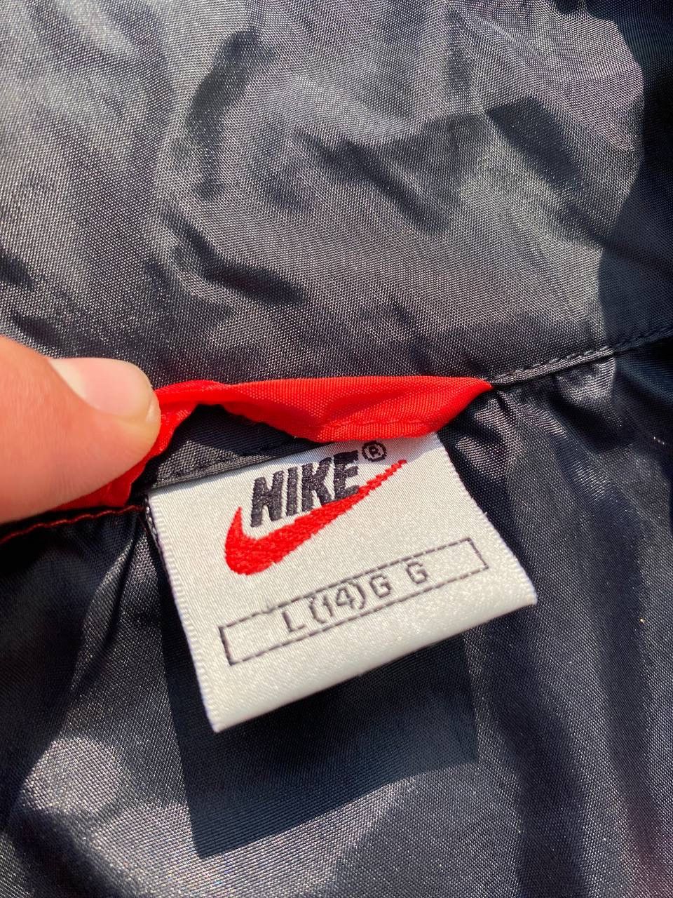 Nike × Vintage 90S NIKE RARE MULTI BIG LOGO Y2K RETRO SWOOSH NYLON JACKET Size US L / EU 52-54 / 3 - 8 Thumbnail