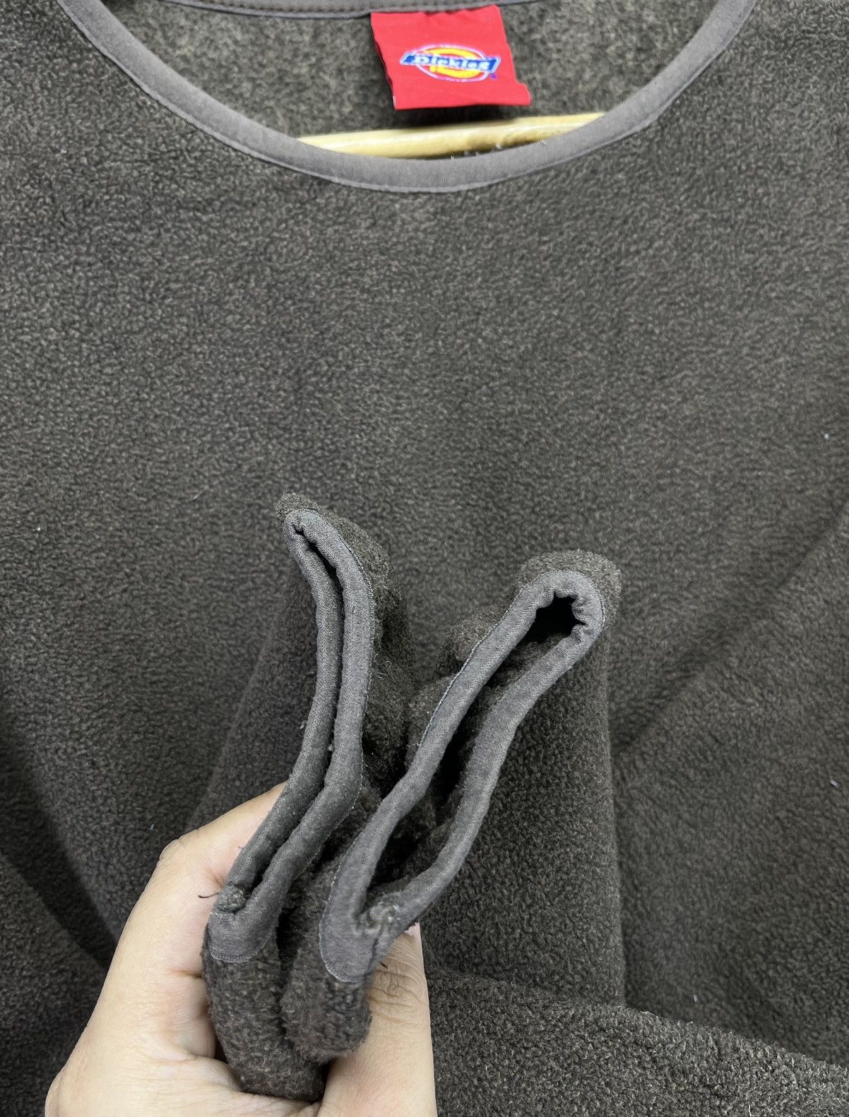 Dickies Dickies Brown Fleece Sweatshirts Size L / US 10 / IT 46 - 9 Thumbnail