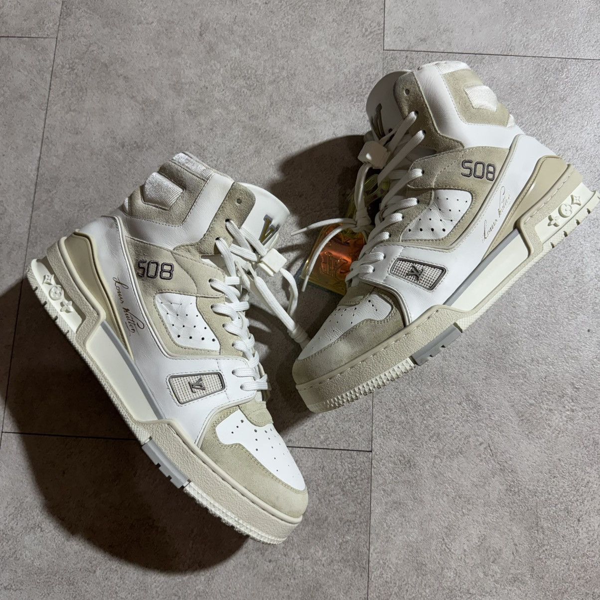 Louis Vuitton Louis Vuitton SS20 Mens 508 High Top Virgil Sneakers Size US 6 / EU 39 - 1 Thumbnail