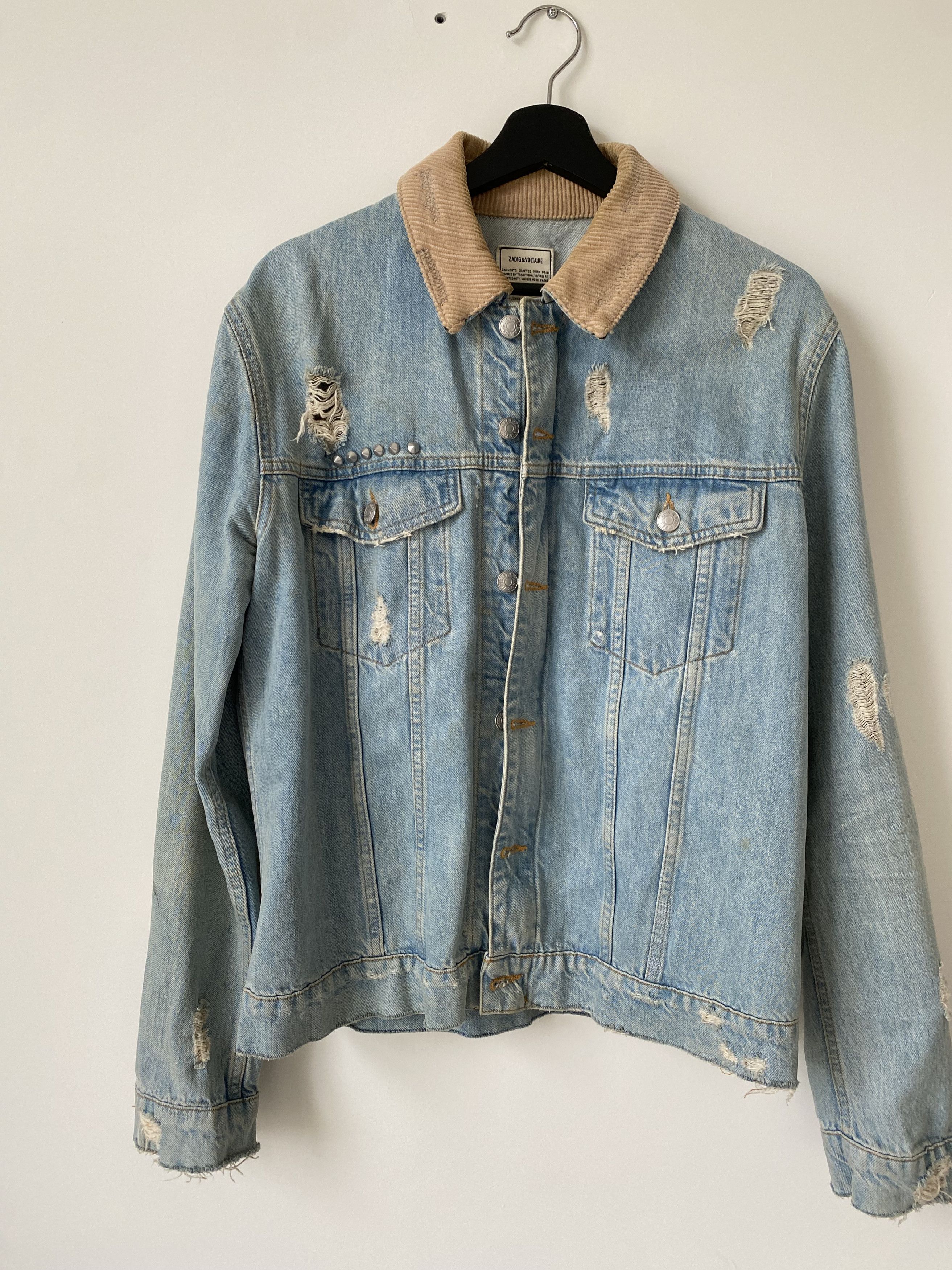 Zadig & Voltaire BASE DESTROY denim jacket Size US M / EU 48-50 / 2 - 12 Thumbnail