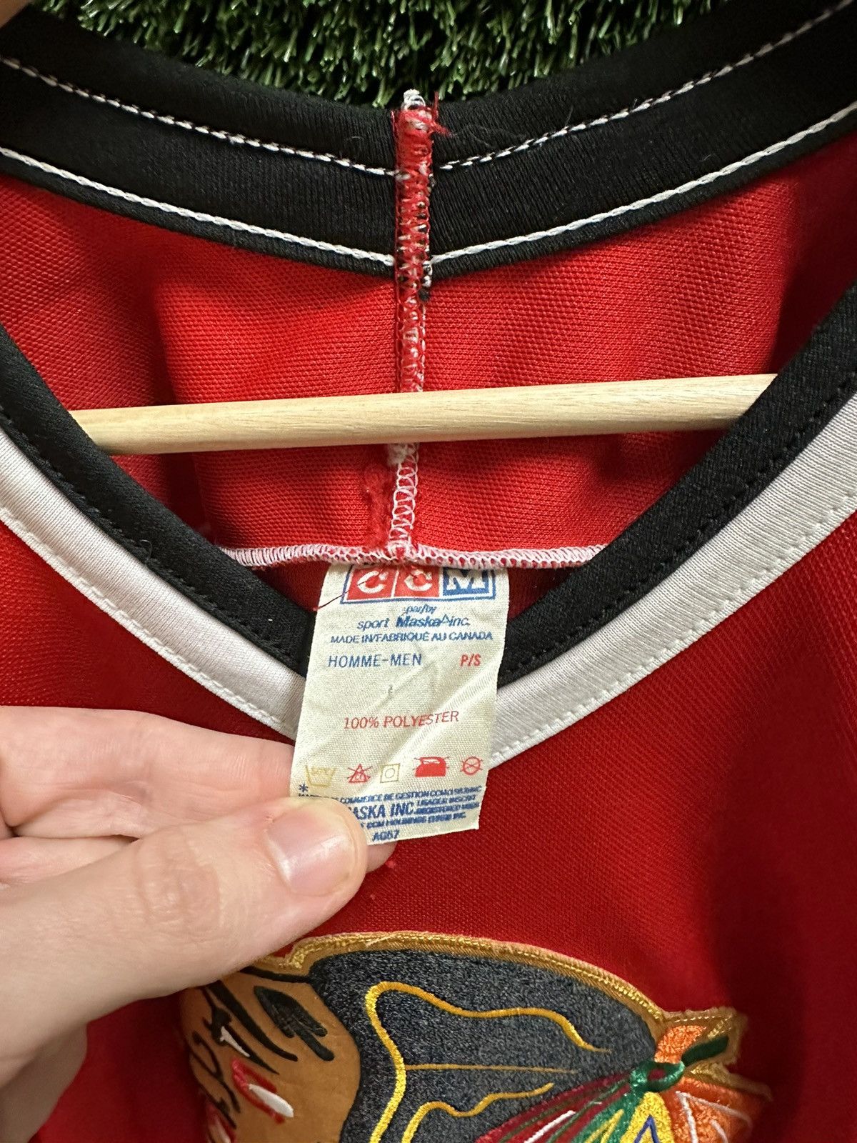 Ccm × NHL × Vintage Vintage 1980s NHL CCM Chicago Blackhawks Hockey Jersey Size US S / EU 44-46 / 1 - 3 Thumbnail