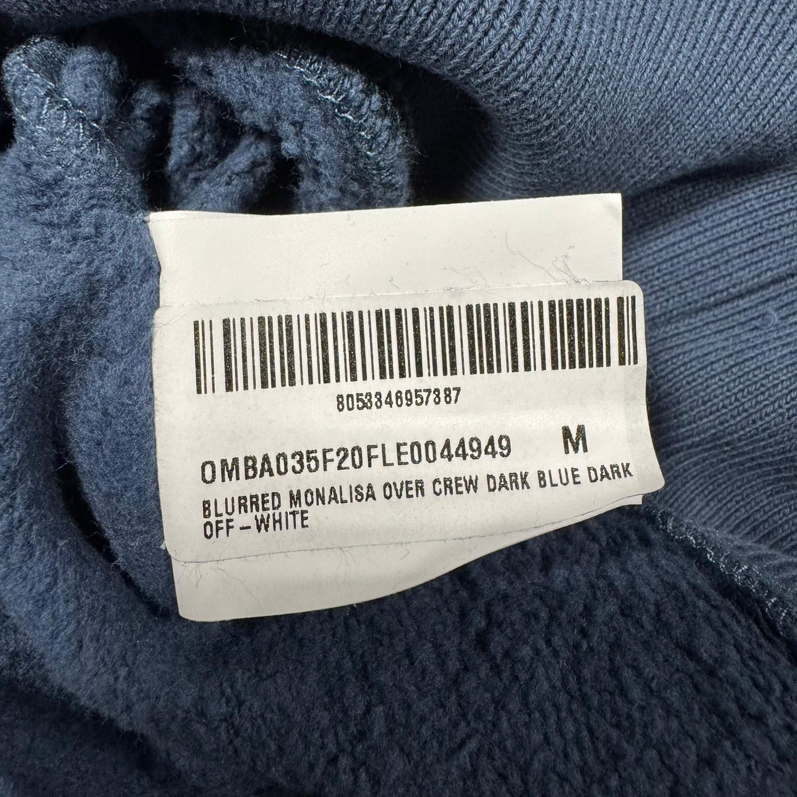 Off-White Blue Blurred Mona Lisa Arrows Oversized Sweatshirt Size US M / EU 48-50 / 2 - 6 Thumbnail
