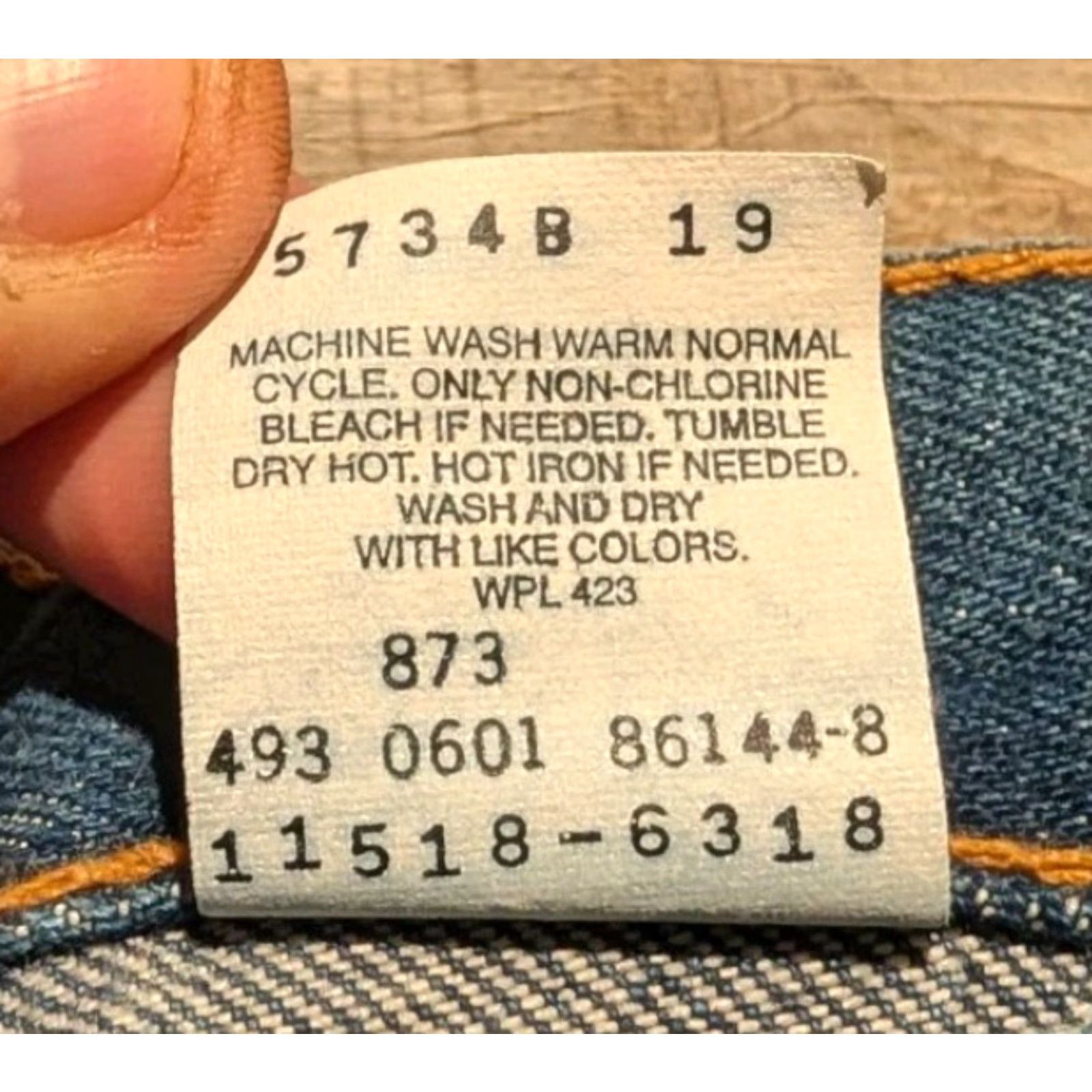 Levi's VINTAGE Levi's Jeans Bootcut Women Junior Size 13 Mid Blue Denim 31in 5-Pocket Regular Fit 90s Y2K Size 34" / US 12 / IT 48 - 7 Thumbnail