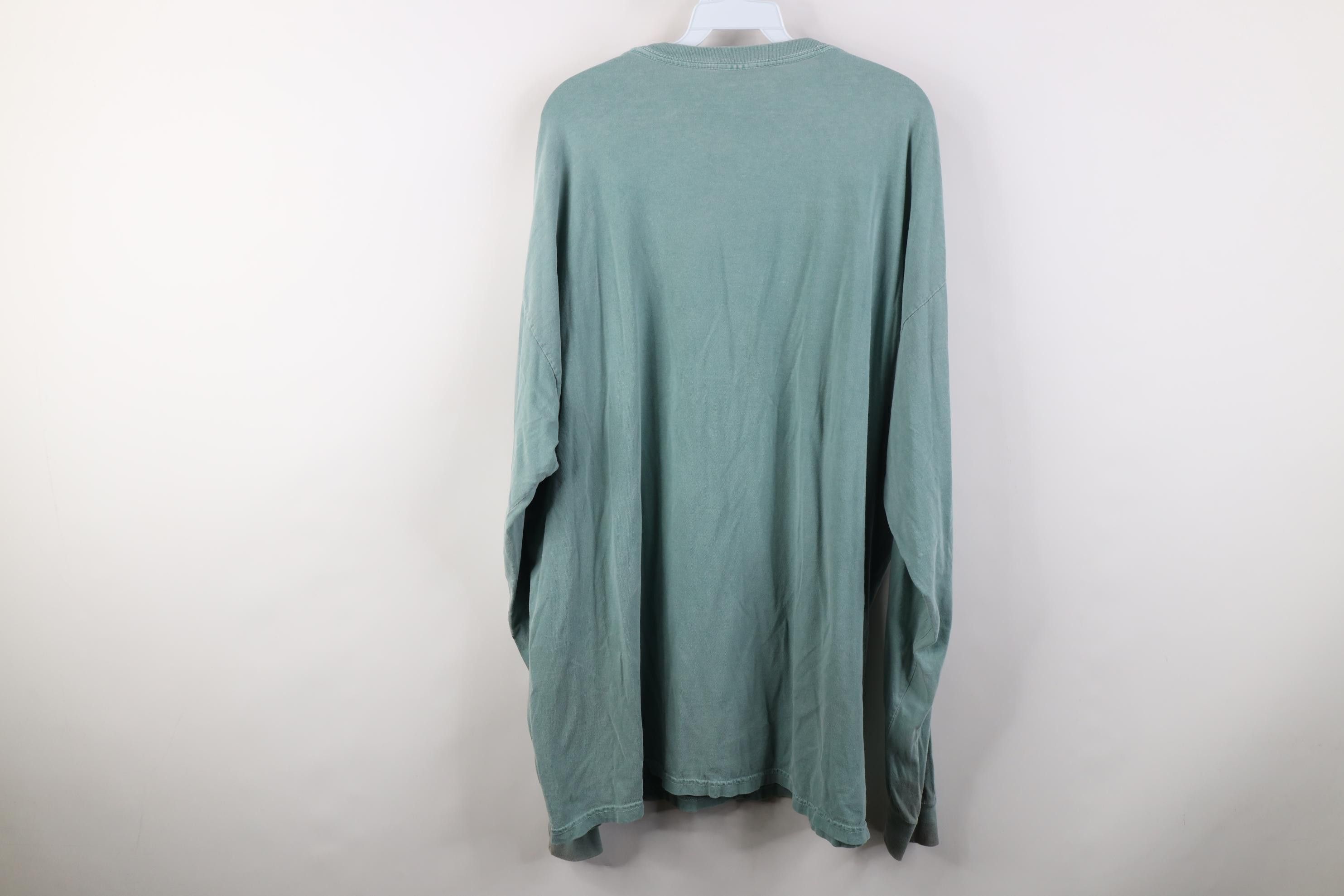 Vintage Vintage NASCAR Garment Dye Stonewash Long Sleeve T-Shirt Size US XXL / EU 58 / 5 - 12 Thumbnail