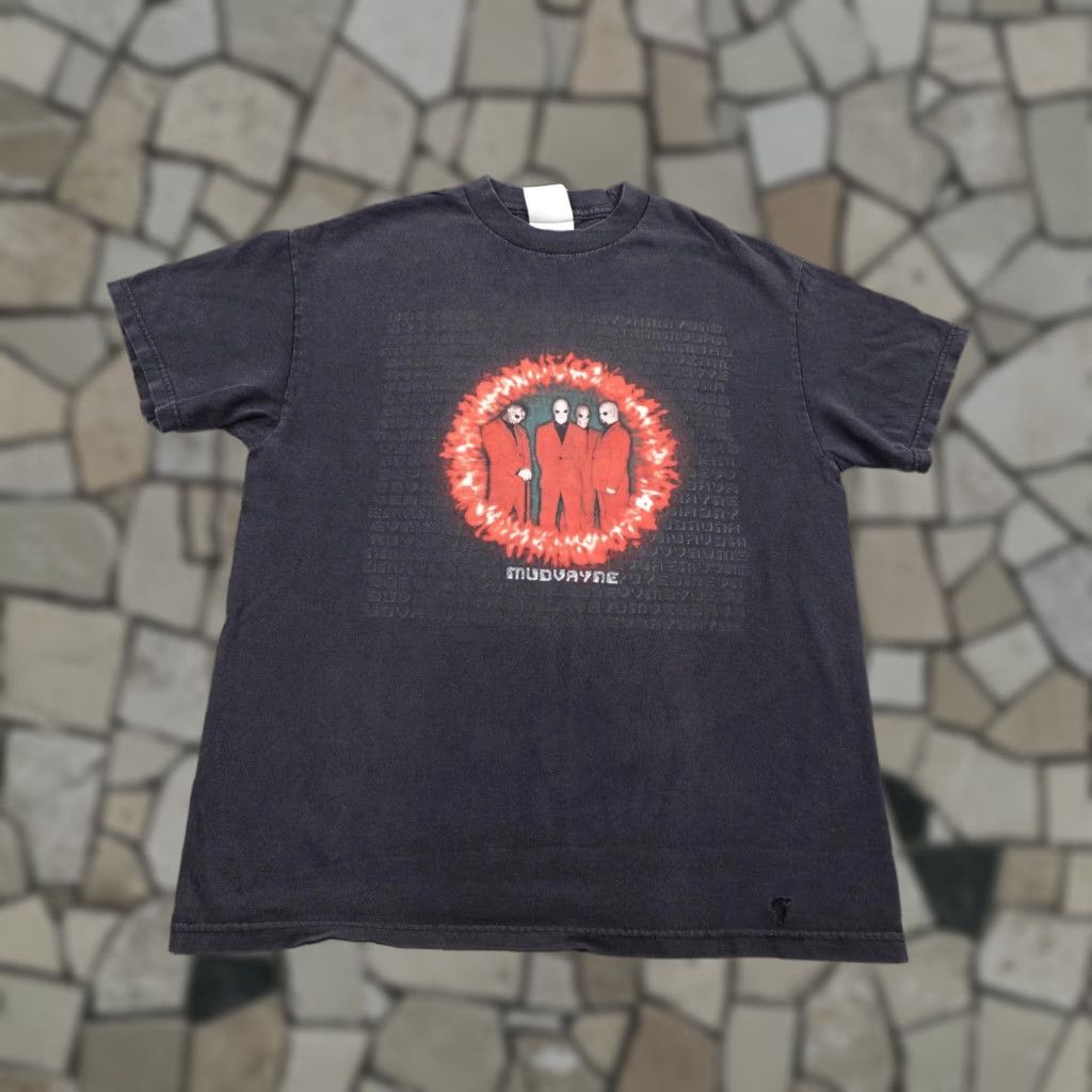 Vintage VINTAGE Mudvayne Shirt Mens Medium Black Band T-Shirt Adult M Shirt Graphic Print 2000s Rock Mens Size US M / EU 48-50 / 2 - 1 Thumbnail
