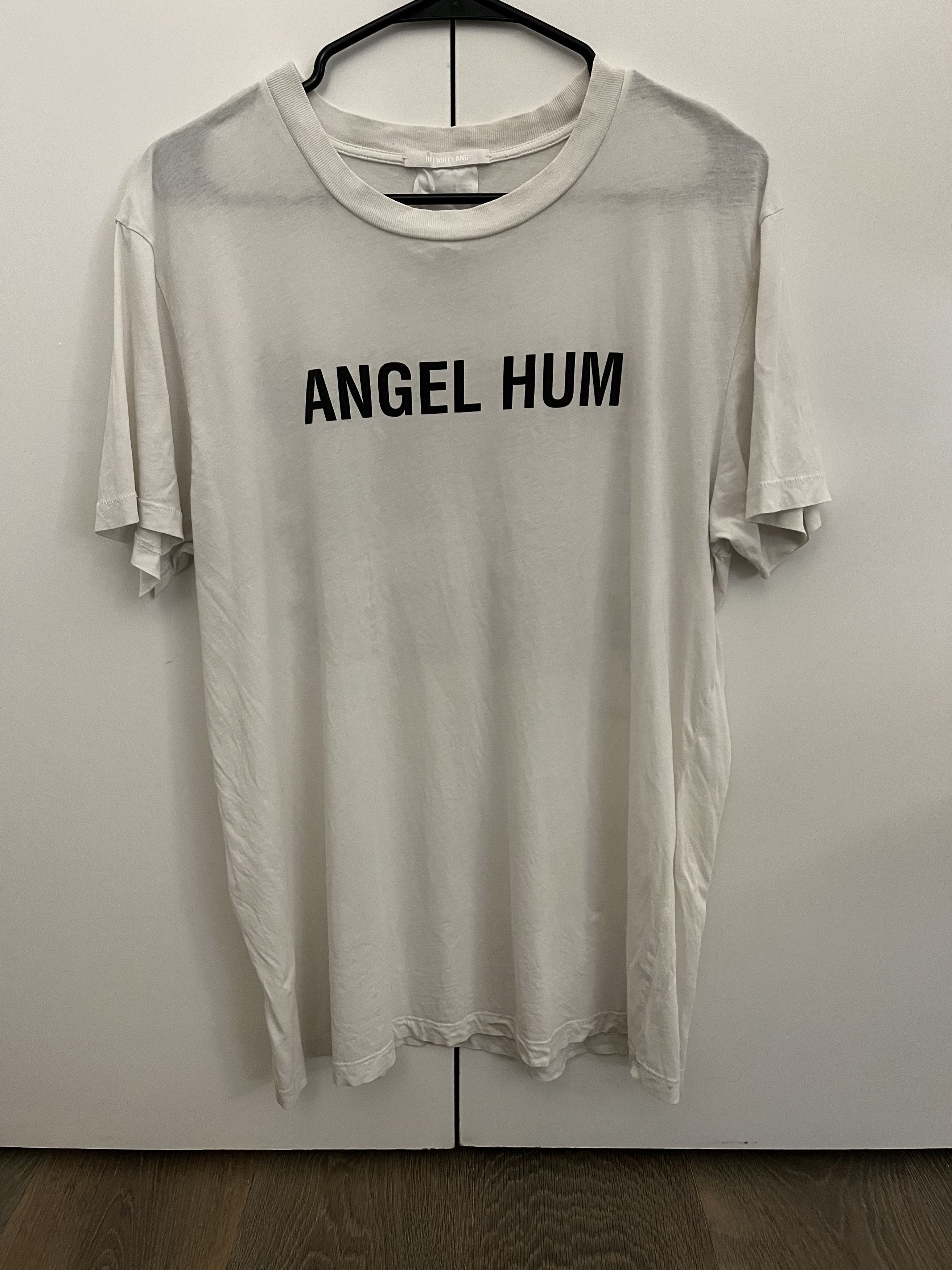 Helmut Lang Helmut Lang SSENSE Exclusive White 'Angel Hum' T-Shirt Size US L / EU 52-54 / 3 - 1 Thumbnail