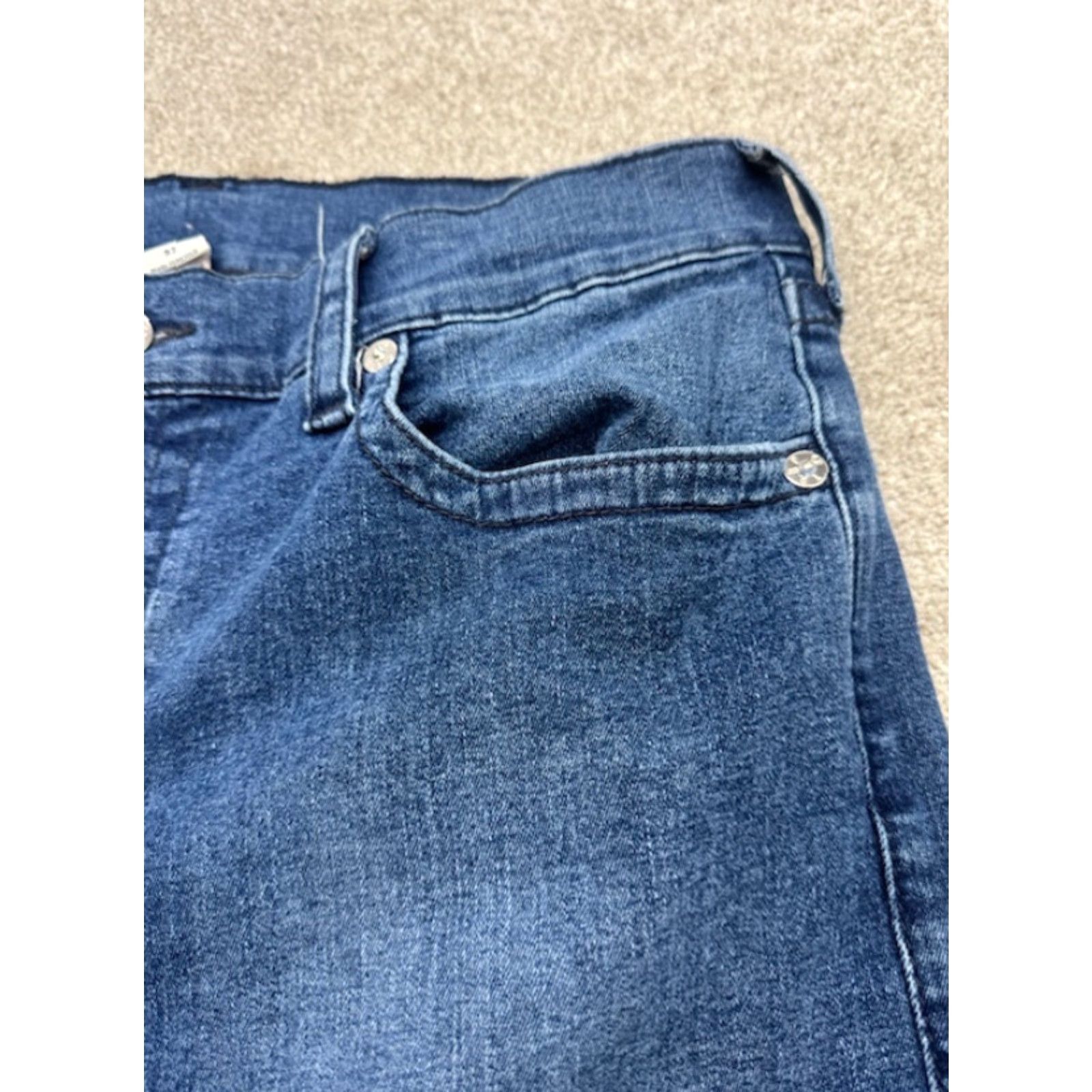 True Religion VINTAGE True Religion Ricky Jeans Men's 32x33 Blue Denim Relaxed Straight 6221 Size US 32 / EU 48 - 3 Thumbnail