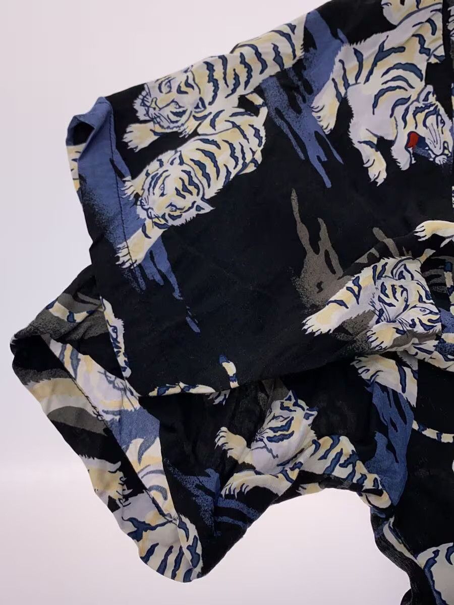 Avirex Avirex Overall Pattern Rayon Short-Sleeved Shirt Black Size US M / EU 48-50 / 2 - 5 Thumbnail