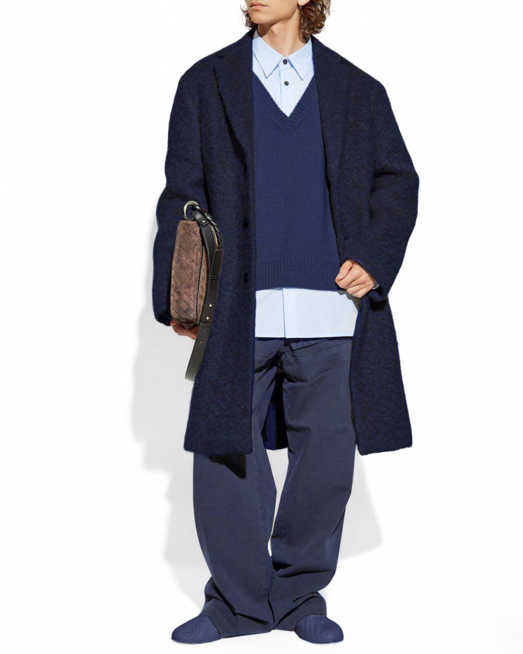 DRIES VAN NOTEN - RUSTY Oversized Wool Alpaca Coat