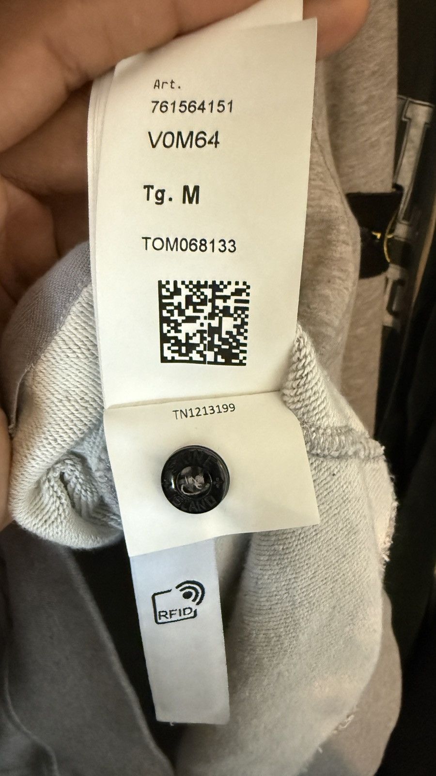 Stone Island STONE ISLAND MENS SWEATSHIRT 'MELANGE GREY' Size US M / EU 48-50 / 2 - 4 Thumbnail