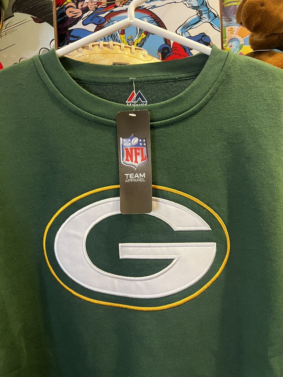 Majestic × NFL NWT Green Bay Packers Majestic Sweatshirt/Crewneck Size US L / EU 52-54 / 3 - 4 Thumbnail