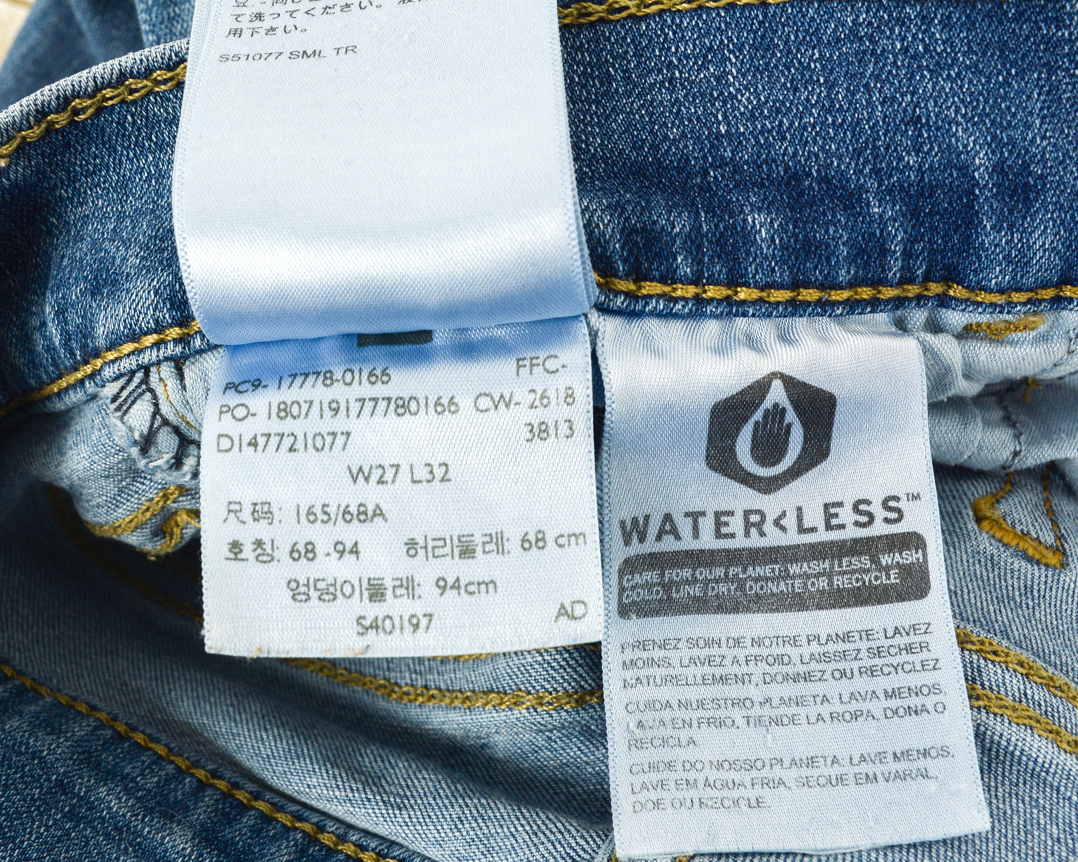 Levi's 710 Women W27 L32 Super Skinny Jeans Trousers Pants Stretchy Size 27" / US 4 / IT 40 - 5 Thumbnail