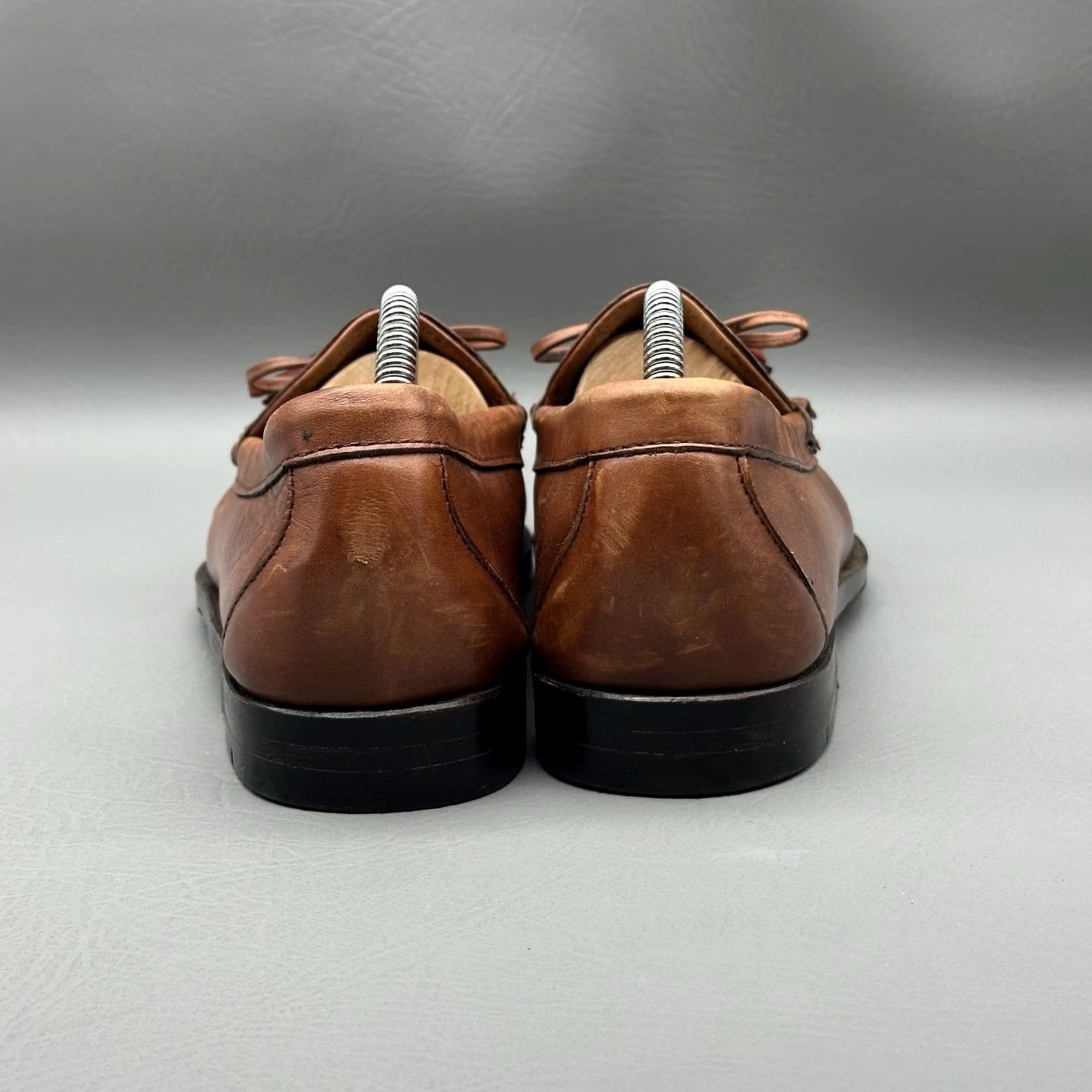 Footjoy Vintage FootJoy Tassel Loafers Mens Size 9 C Brown Leather Kiltie Slip On USA Mens Shoes Brown Leather Tassel Loafers USA FootJoy Slip On 9 C Vintage Size US 9 / EU 42 - 2 Thumbnail