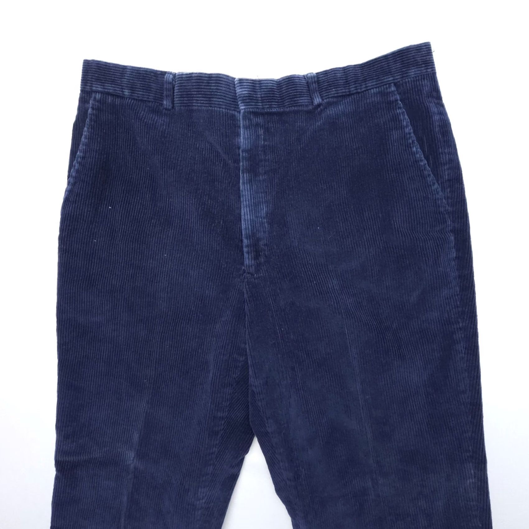 Vintage VINTAGE L.L. Bean PANTS Men 38 x 29 Corduroy Blue 80s 90s American Casual Chino Straight Front Mens Size US 38 / EU 54 - 5 Thumbnail