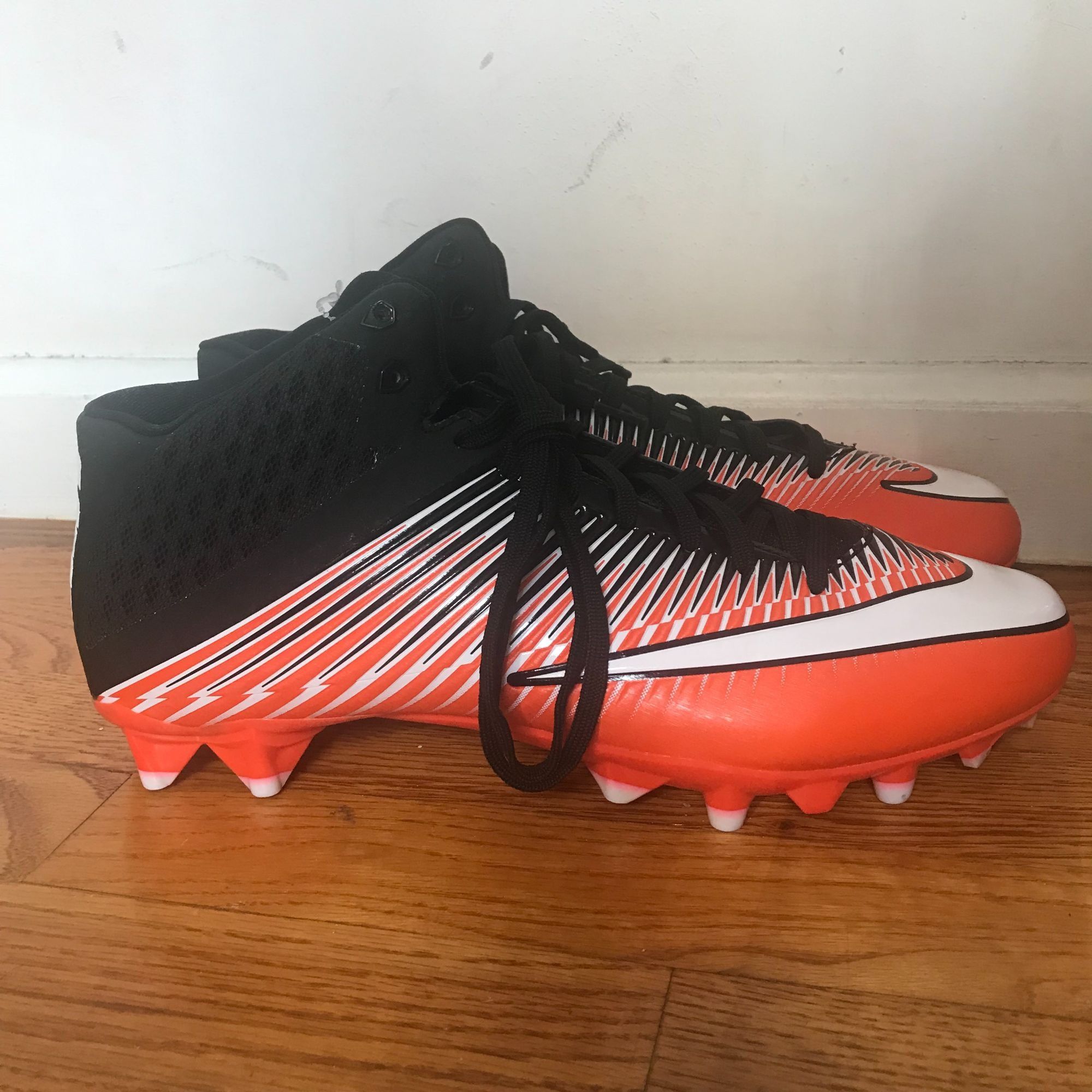 Nike Vapor Speed Orange Black Football Cleats Sz 12 Nike Vapor Pro 1 Football Cleats – Midway Sports main image 4