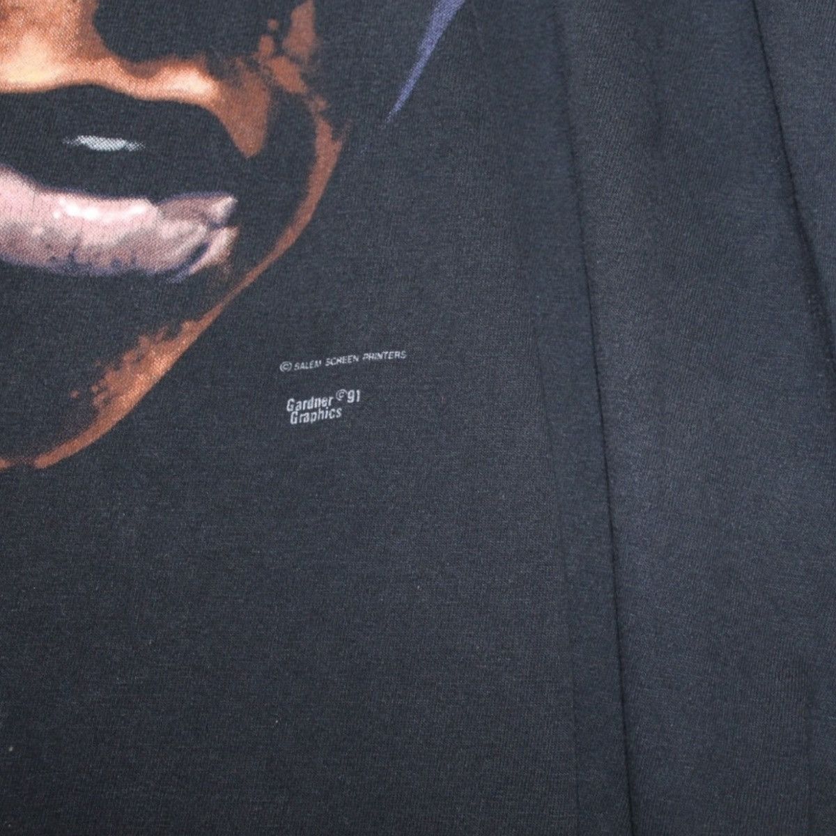 Salem Sportswear × Vintage Vintage 1991 Magic Johnson Big Face Lakers Tee Salem Size US XL / EU 56 / 4 - 4 Thumbnail