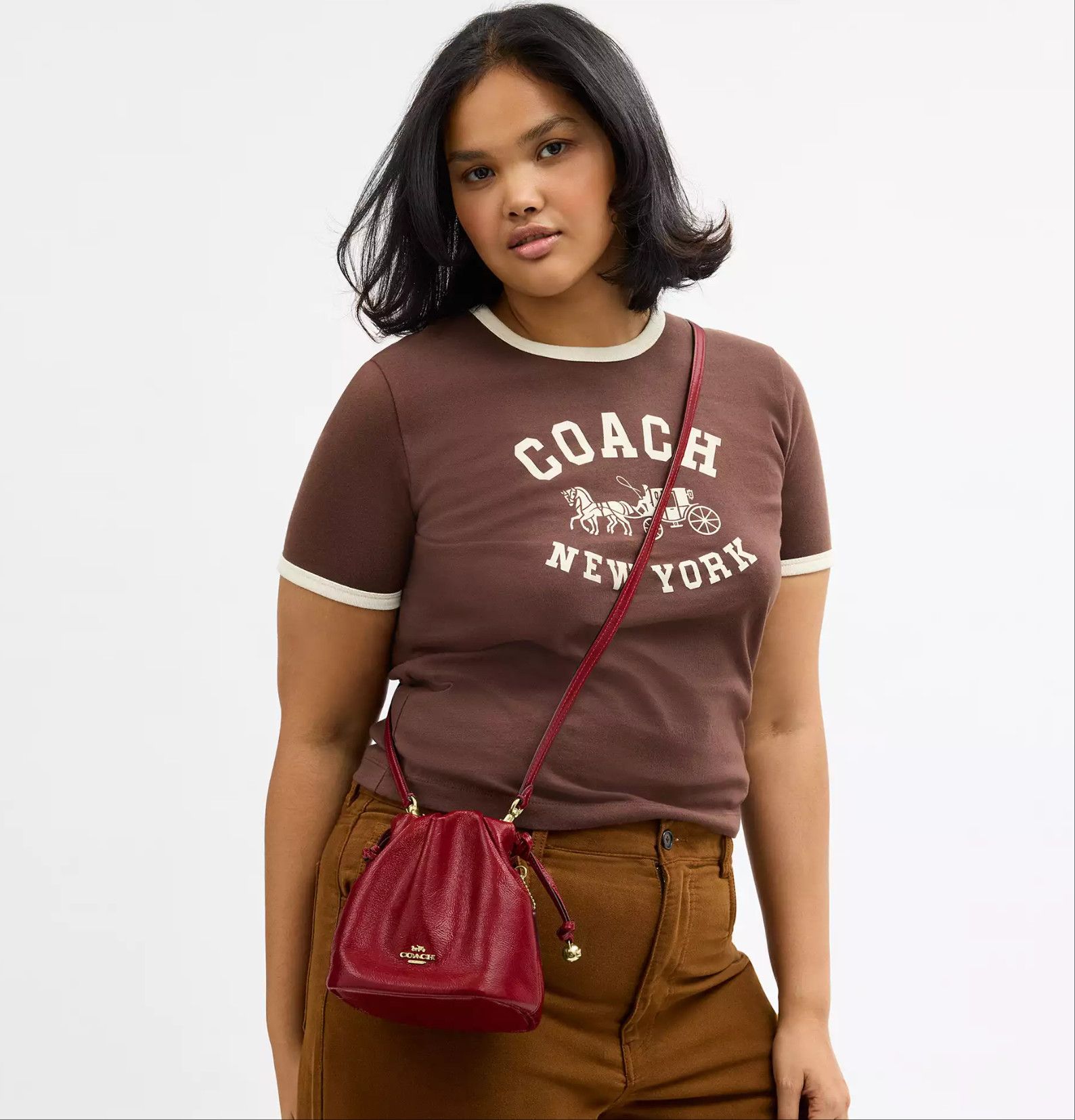 Coach Faye Mini Drawstring Bag CDB68 Size ONE SIZE - 10 Thumbnail