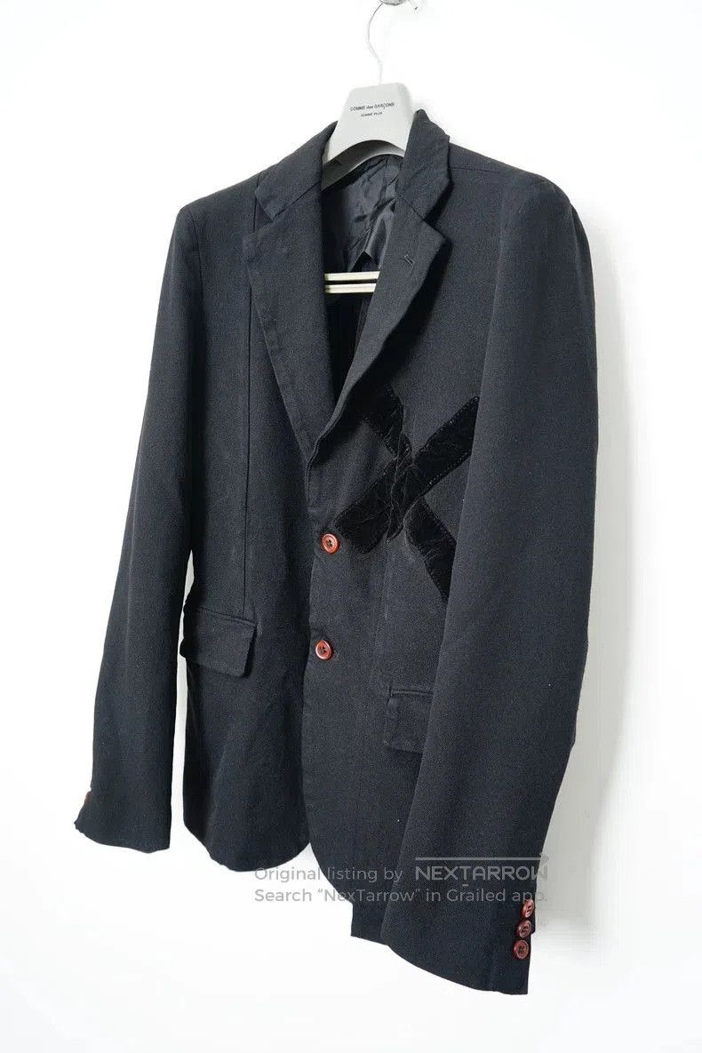 Comme des Garcons Comme des Garçons Embroidered Polyester Blazer. Size US XS / EU 42 / 0 - 1 Thumbnail