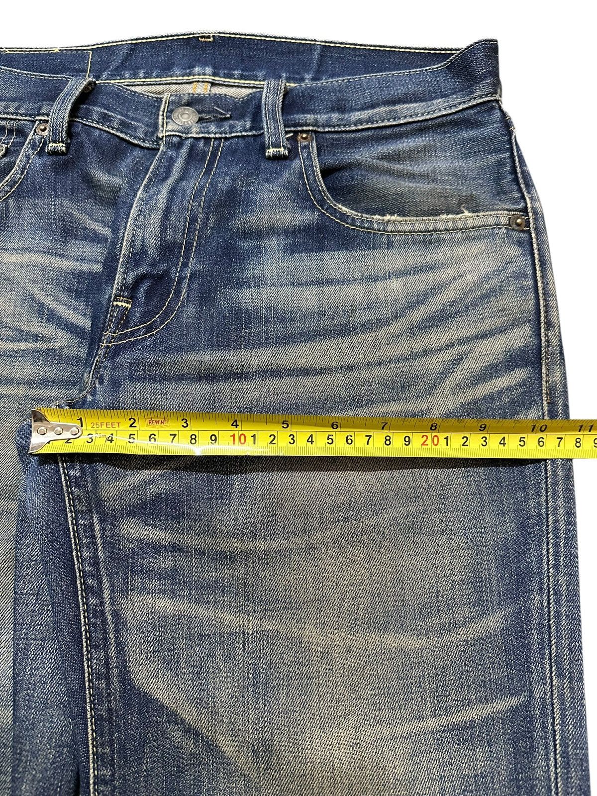 Levi's Vintage Levis 502 Mud Faded Wash Distress Style Loose Jeans Size US 31 - 15 Thumbnail